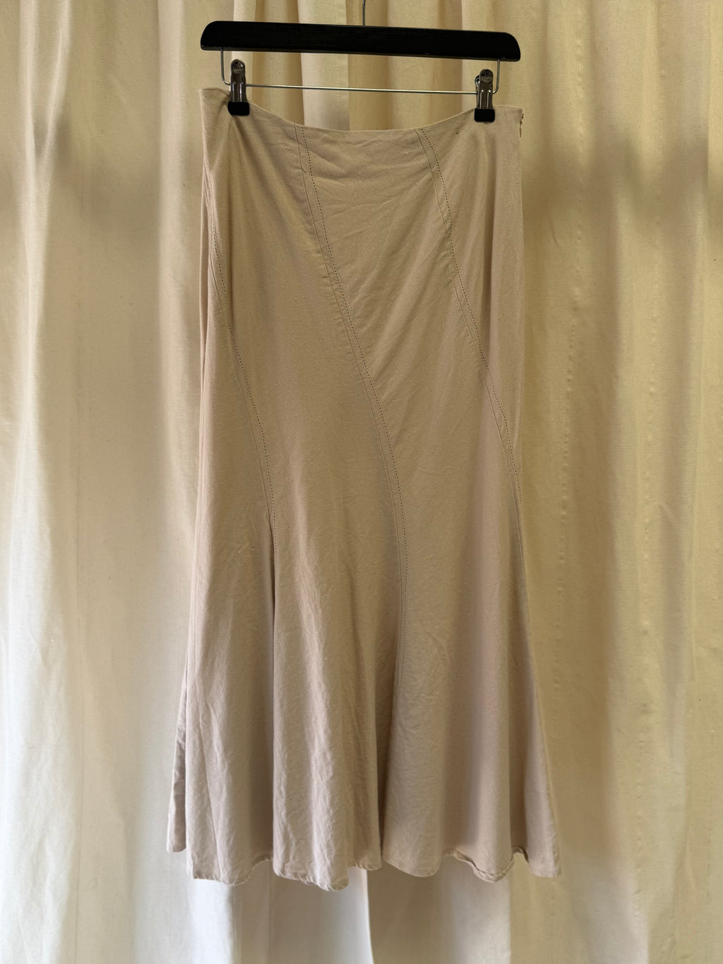 New Look Linen Midi Skirt
