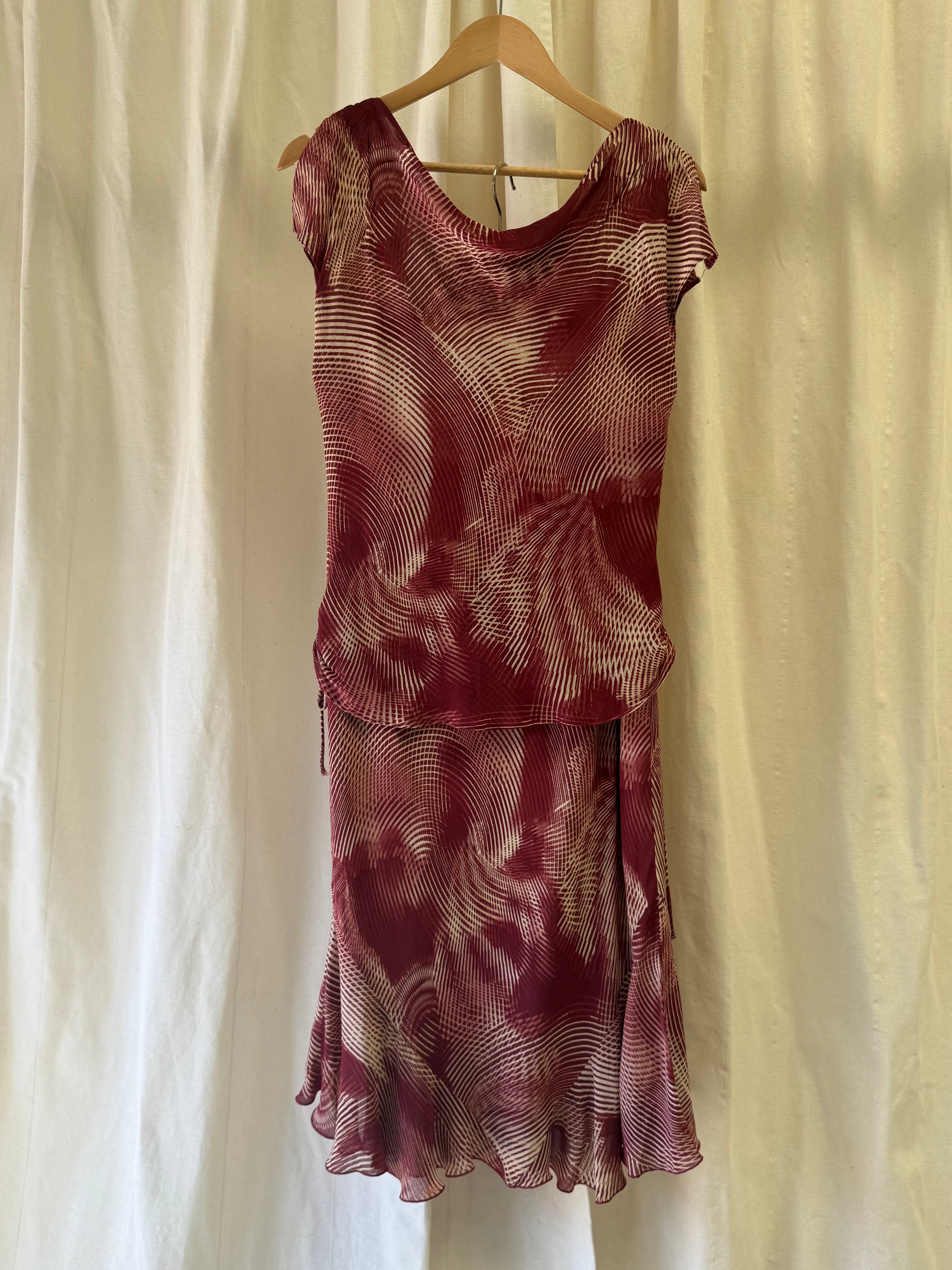 Principles Blouse and Skirt Matching Set
