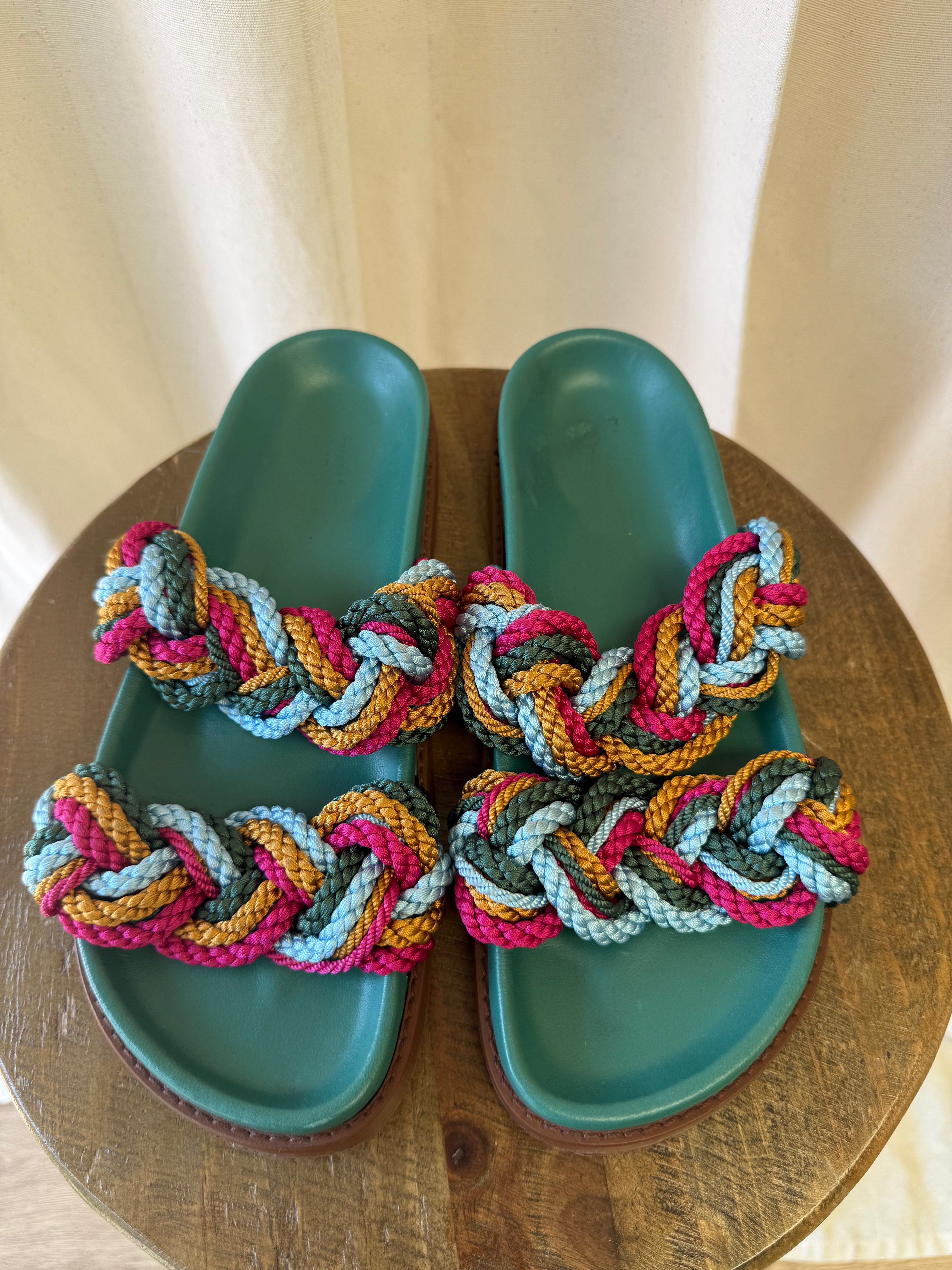 Sézane Andie Low Mules Multicoloured