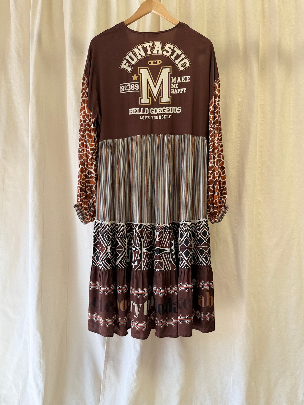 Me369 Eden Layered Chocolate Dress