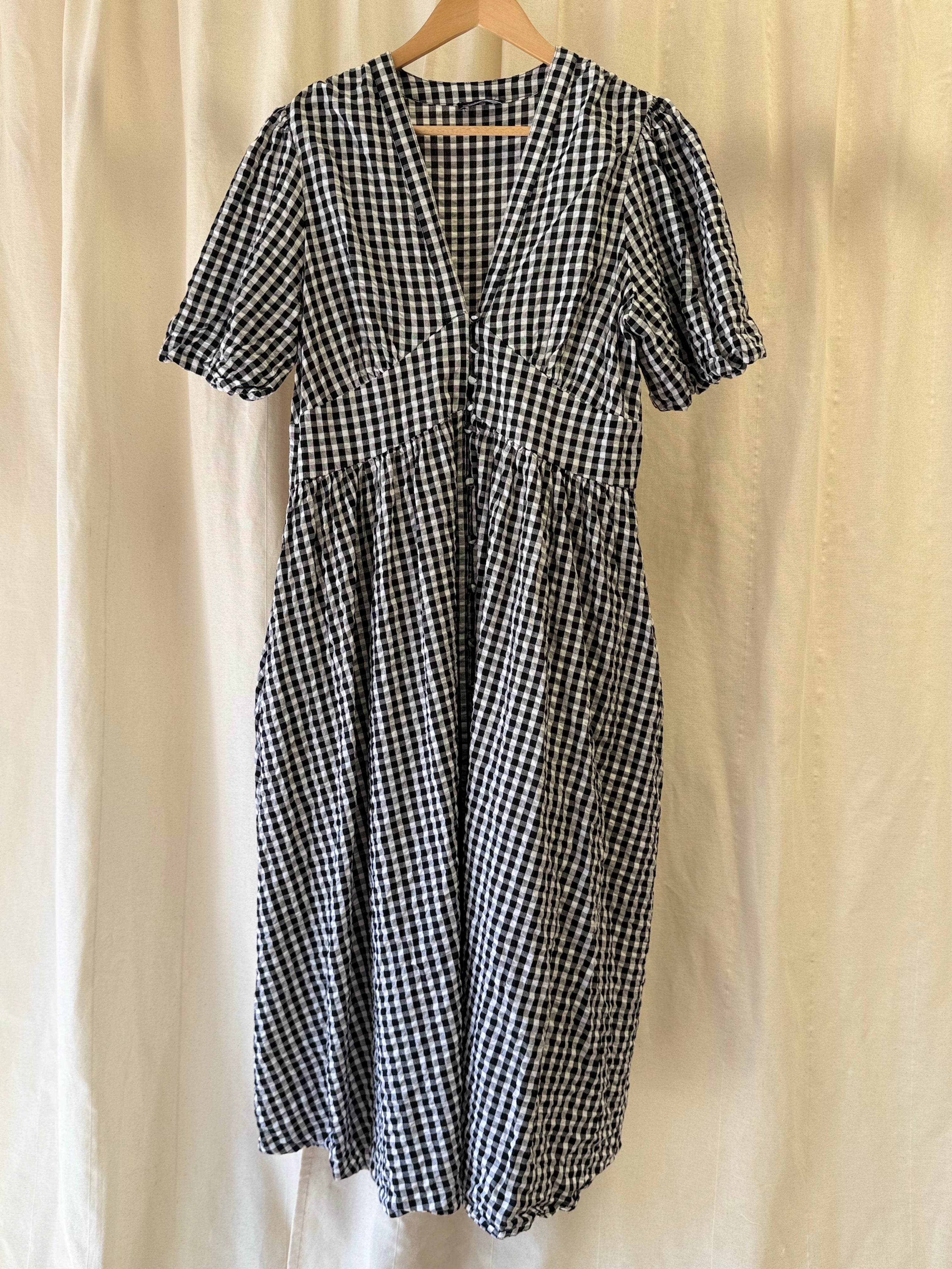 Nobody's Child Starlight Gingham Midi Dress