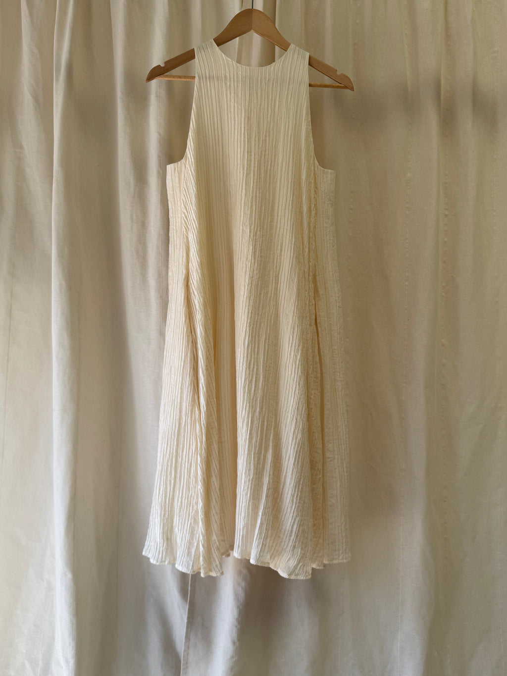 COS Seersucker Midi Dress