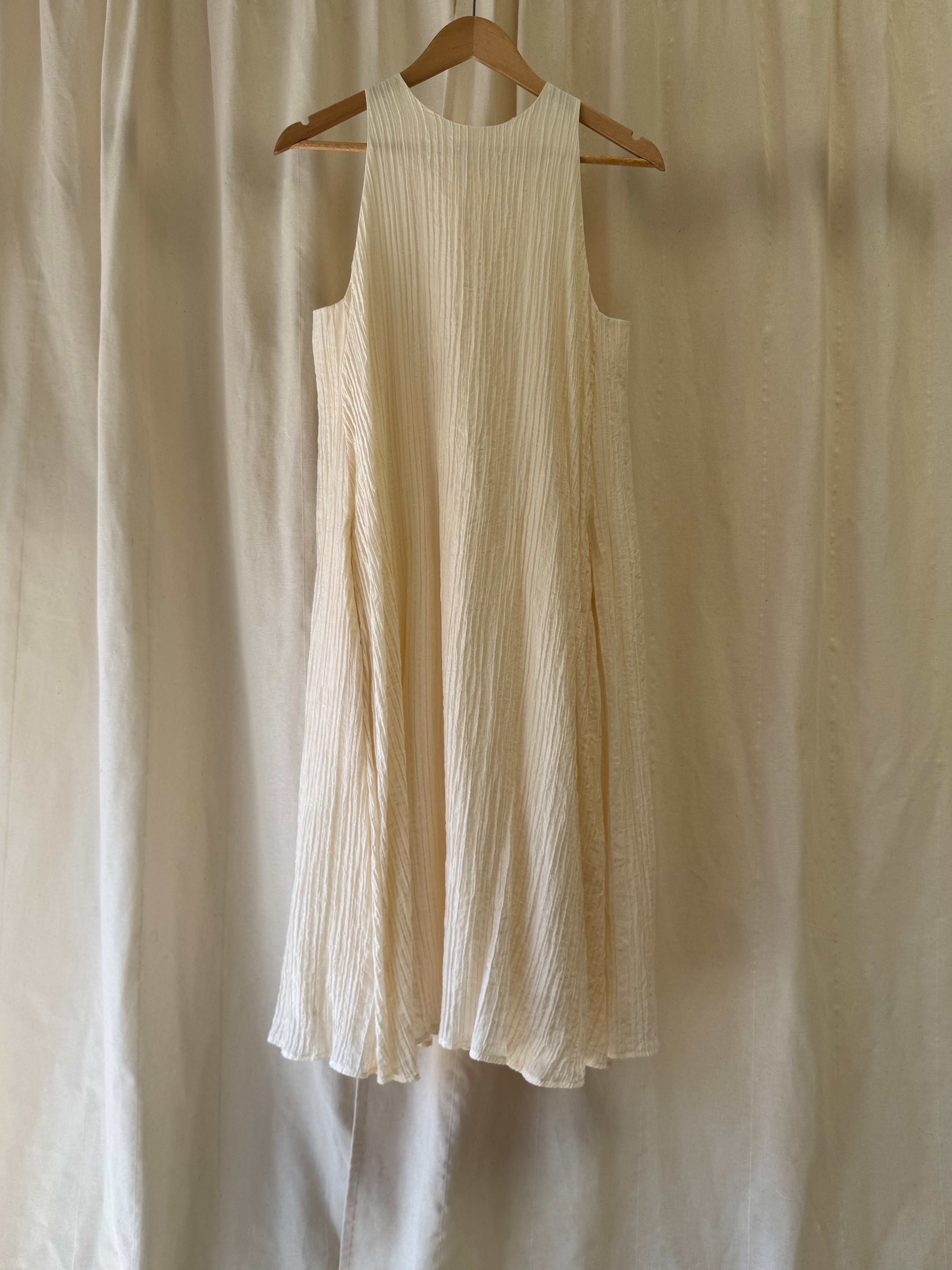 COS Seersucker Midi Dress