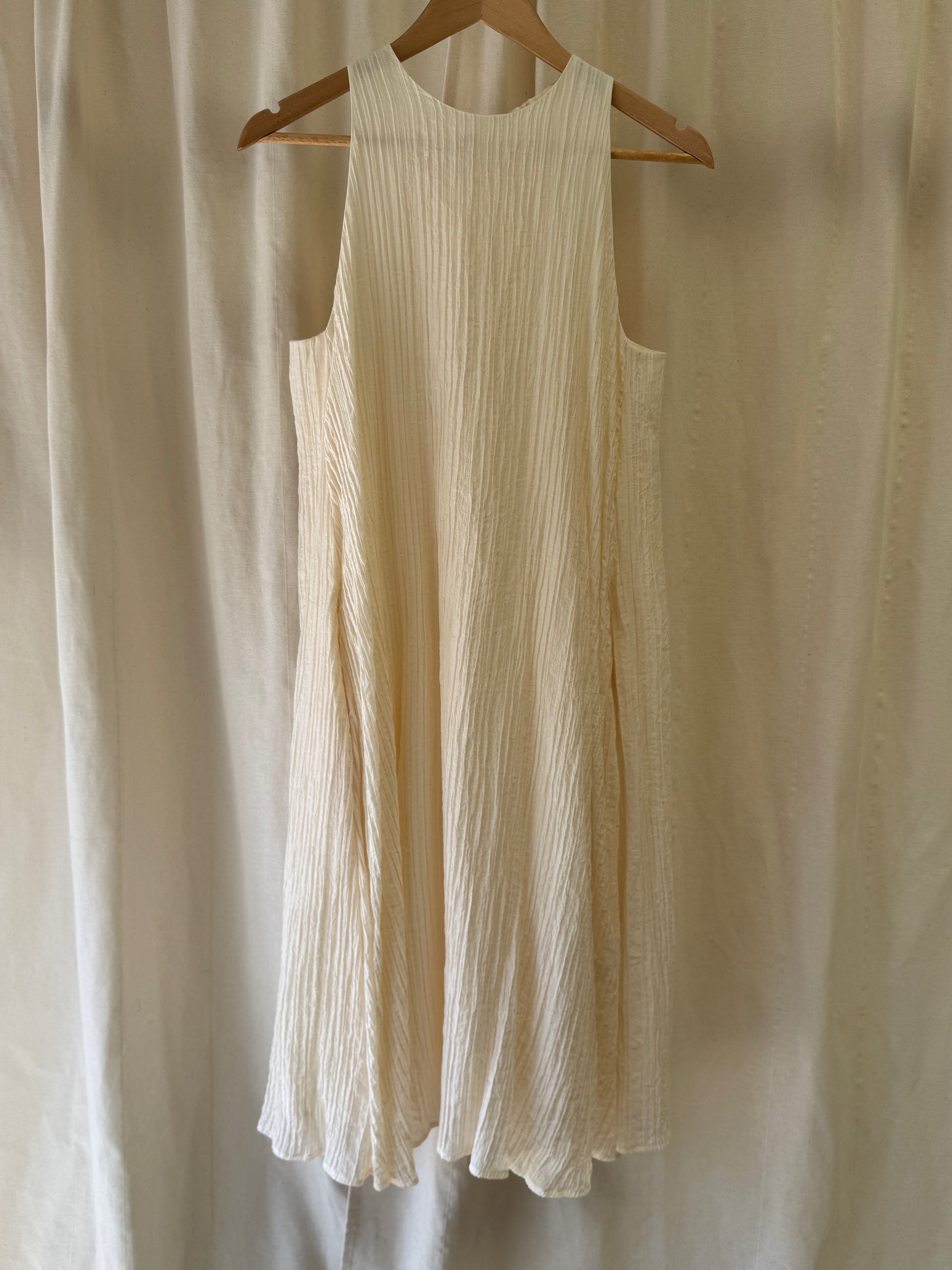 COS Seersucker Midi Dress
