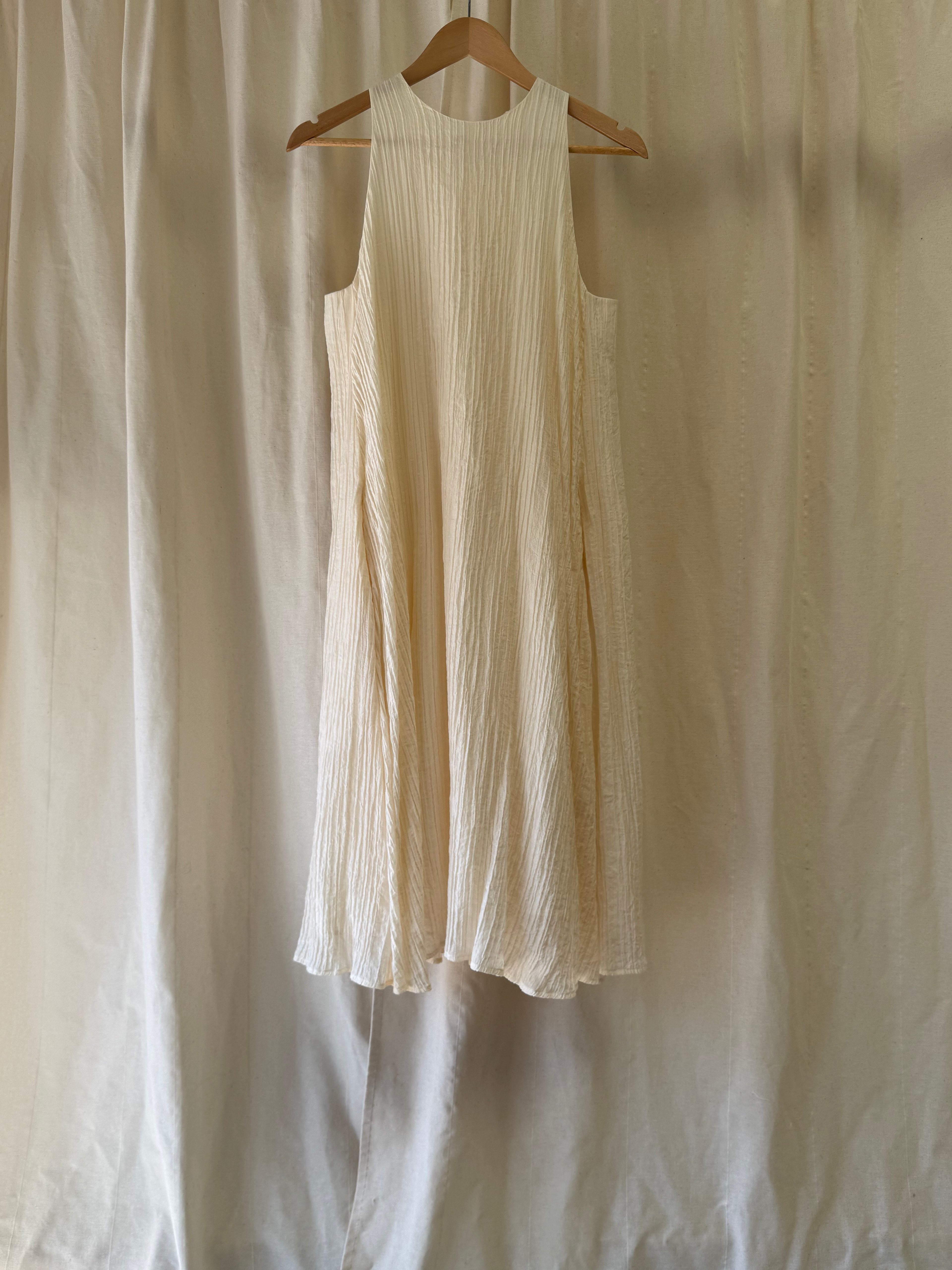 COS Seersucker Midi Dress