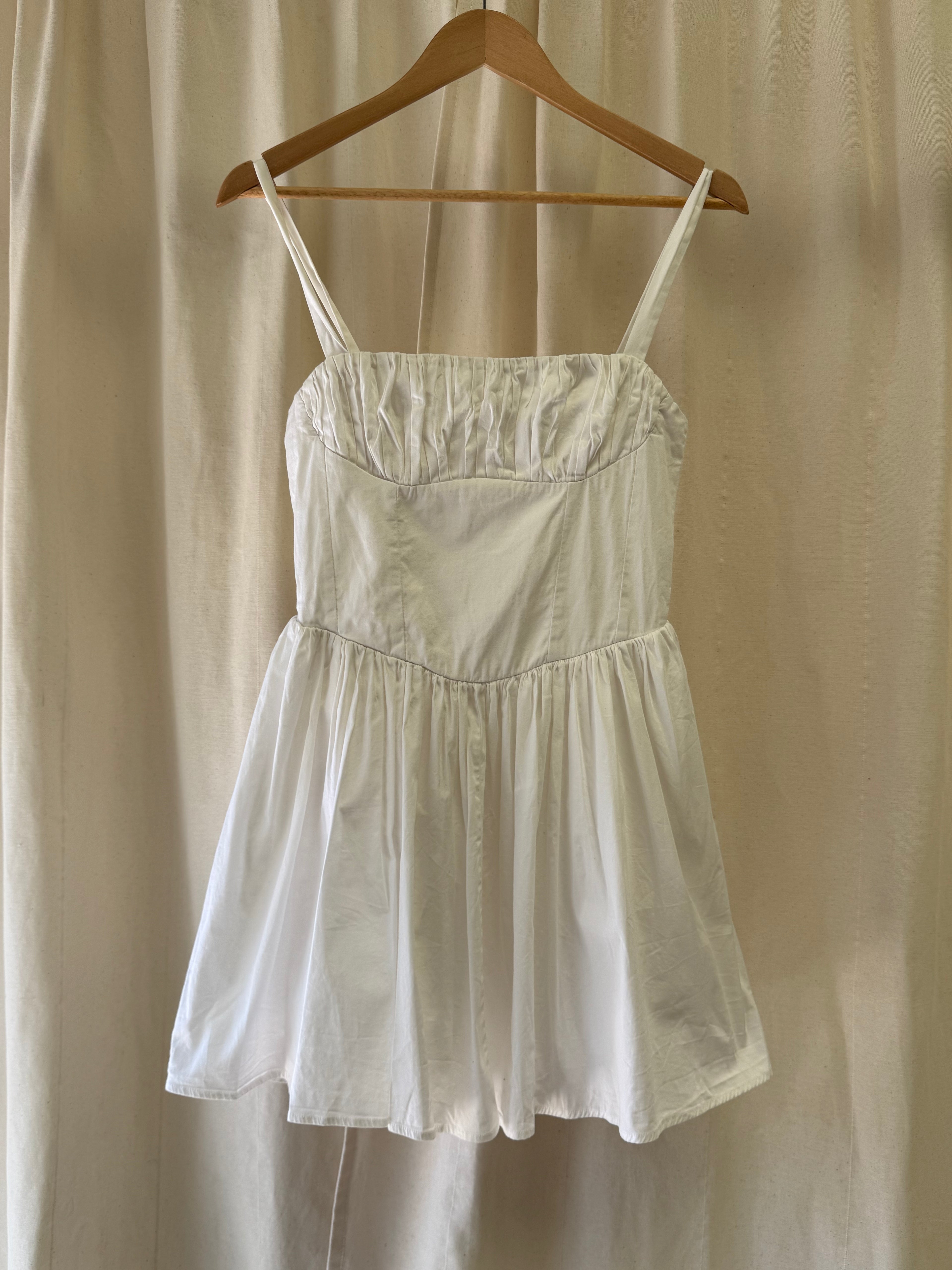 zara corset dress Stylish Dresses for Summer Model height CORSET-STYLE POPLIN MIDI DRESS -