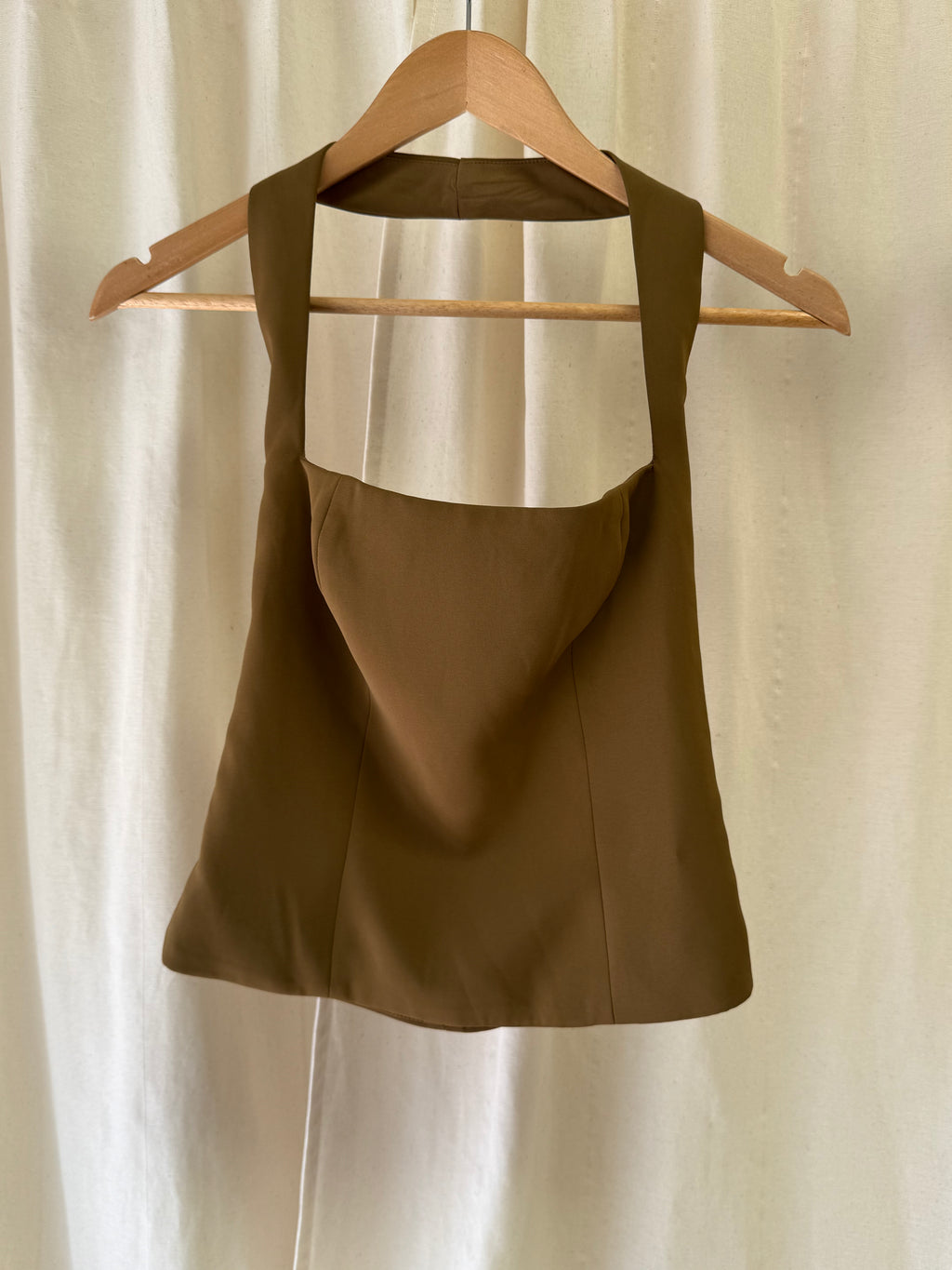Odd Muse The Ultimate Muse Halter Top in Olive