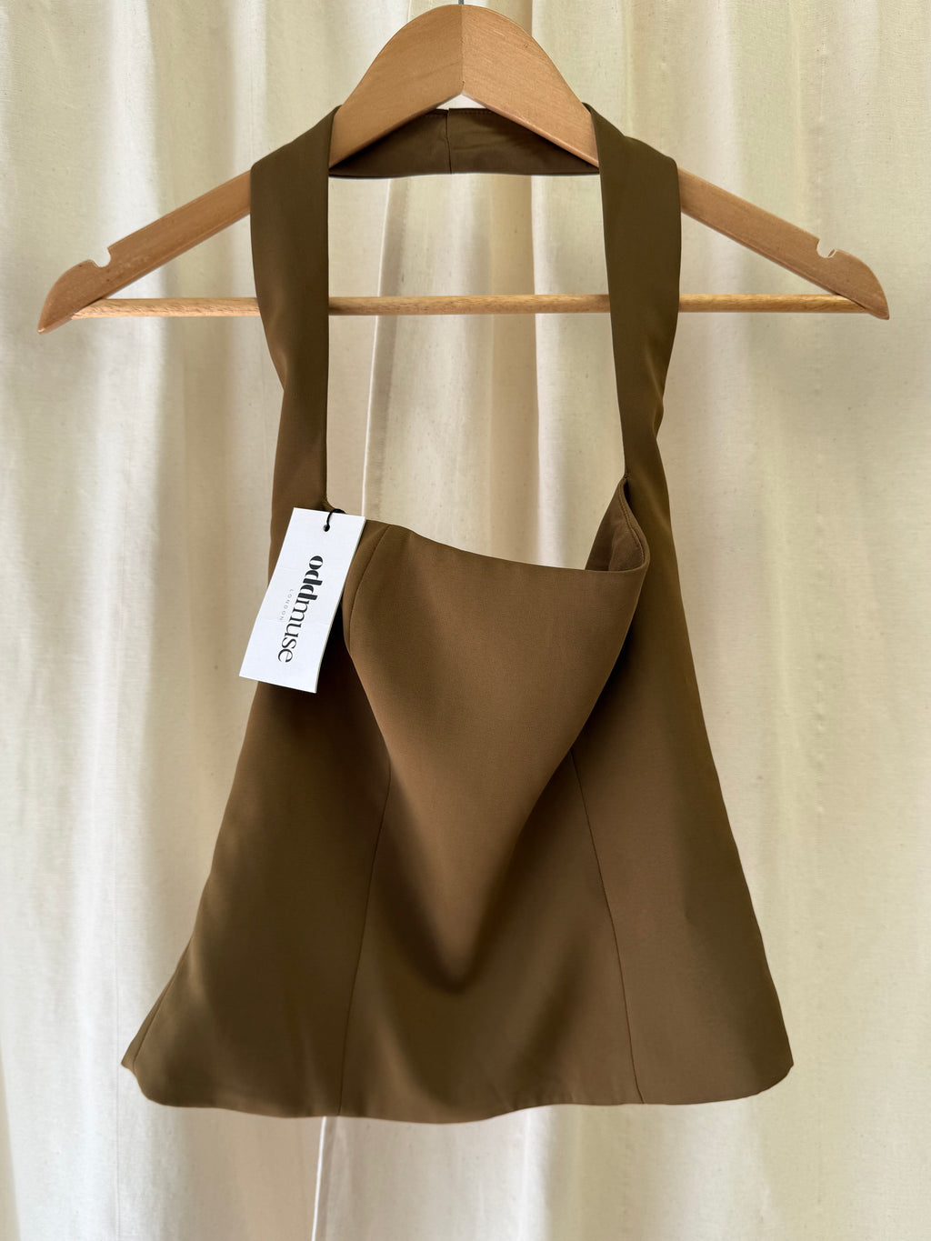 Odd Muse The Ultimate Muse Halter Top in Olive