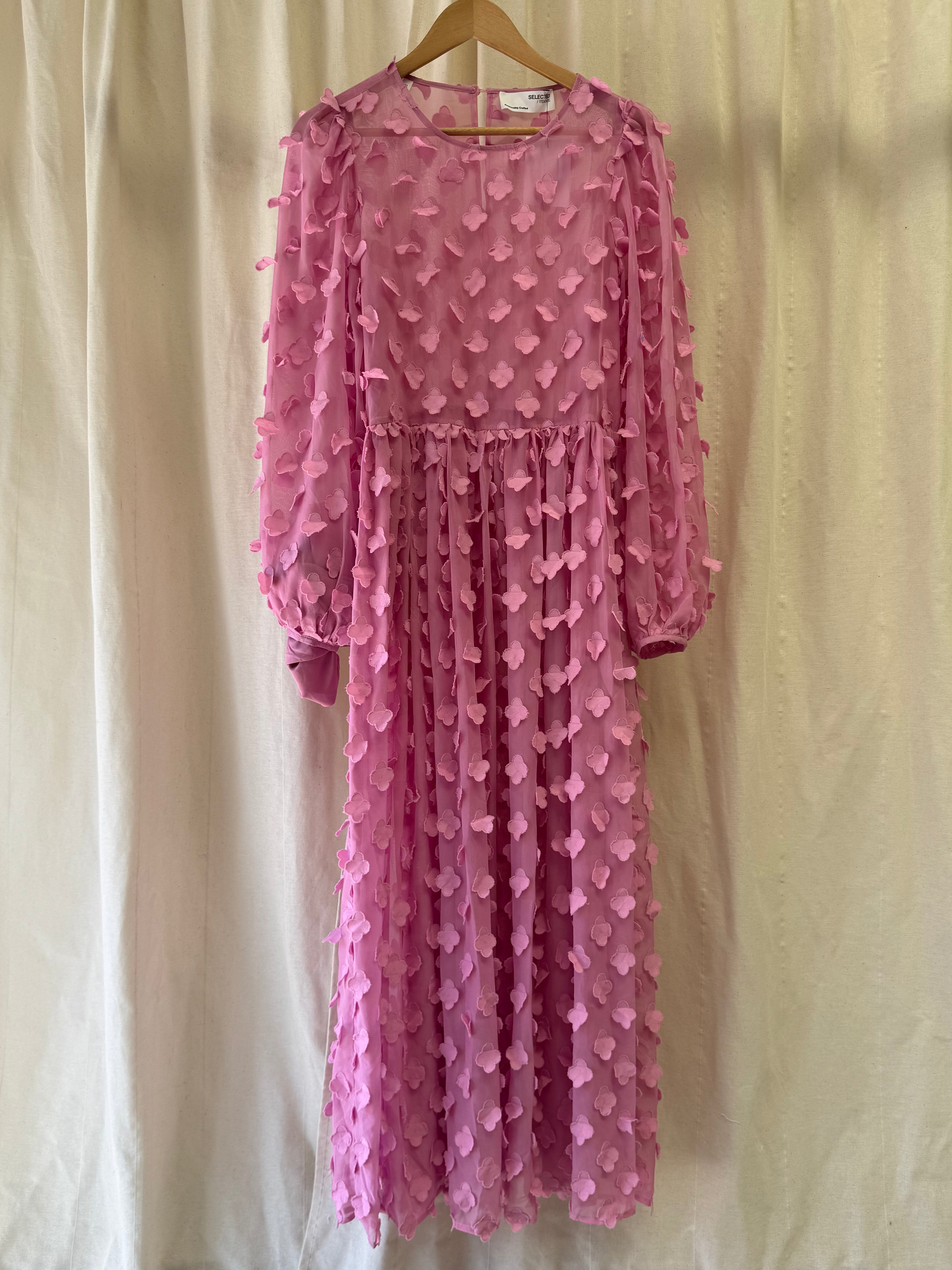 Selected Femme Kysha Long Sleeve Ankle Dress