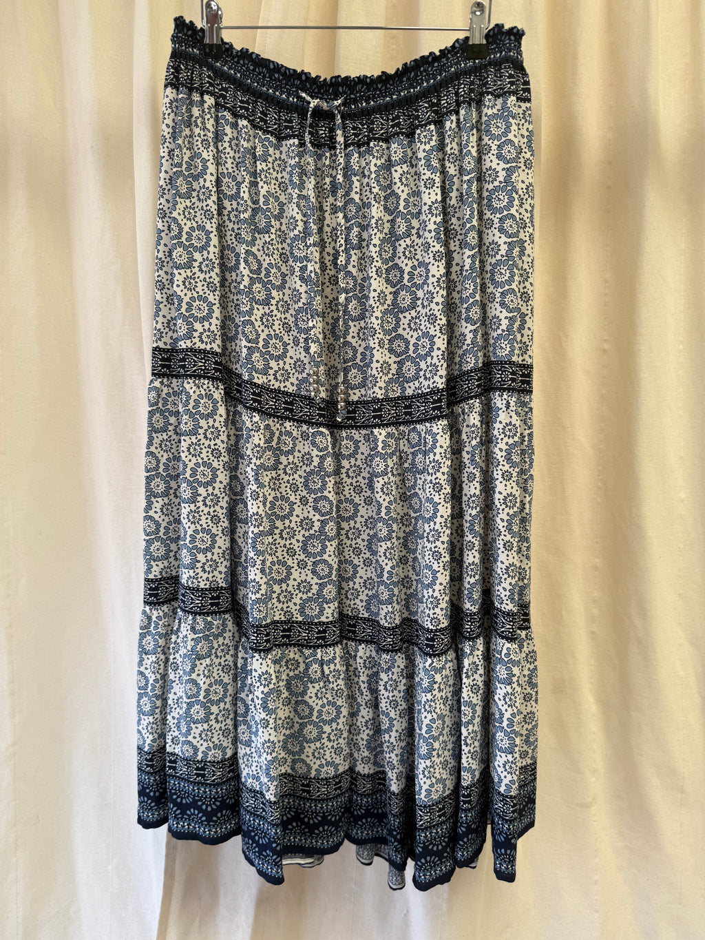 Mint Velvet Allie Print Maxi Skirt