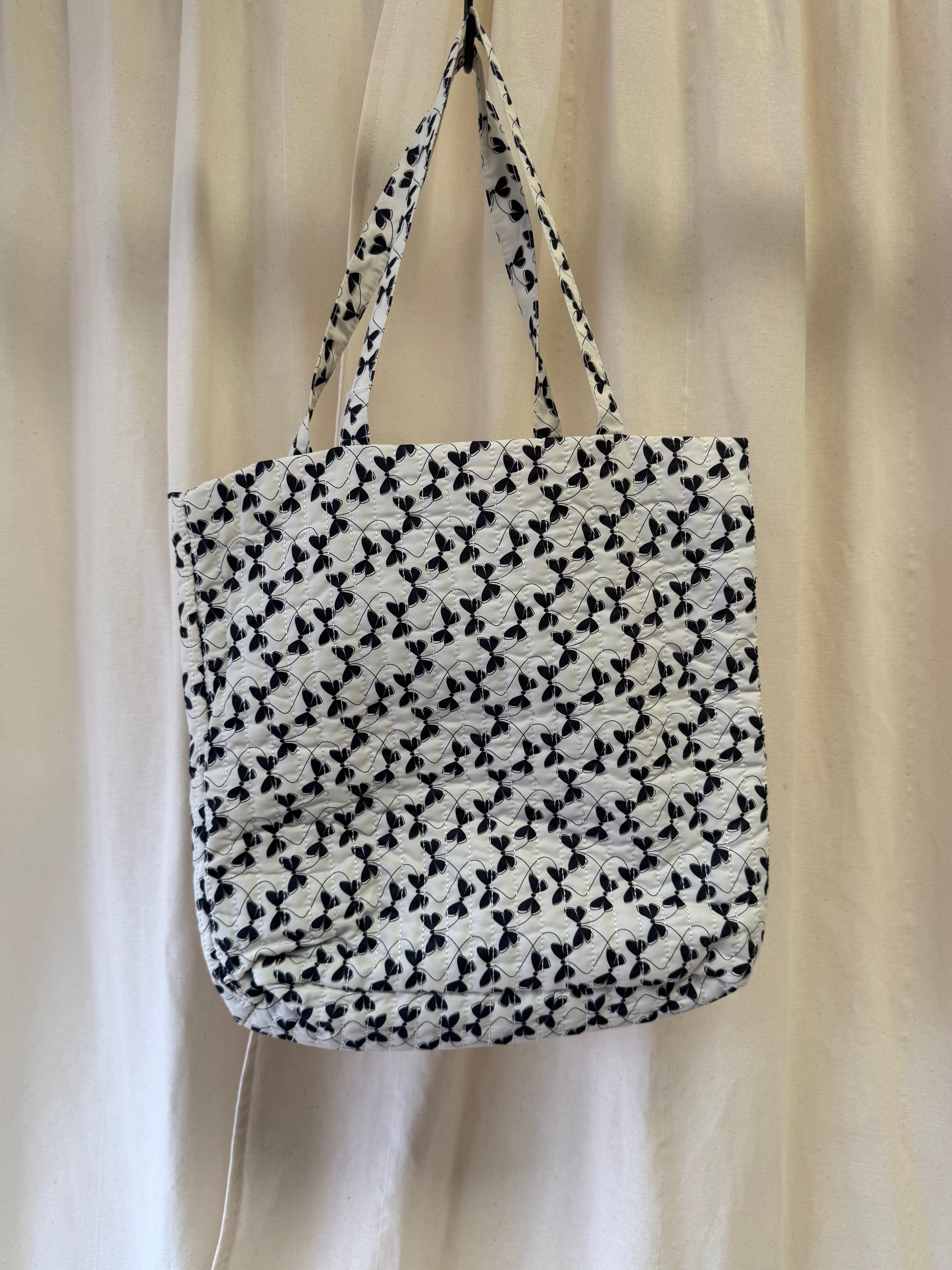 Butterfly Print Shopper Bag