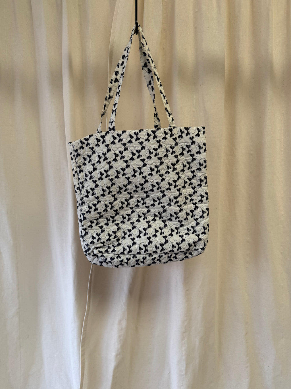 Butterfly Print Shopper Bag