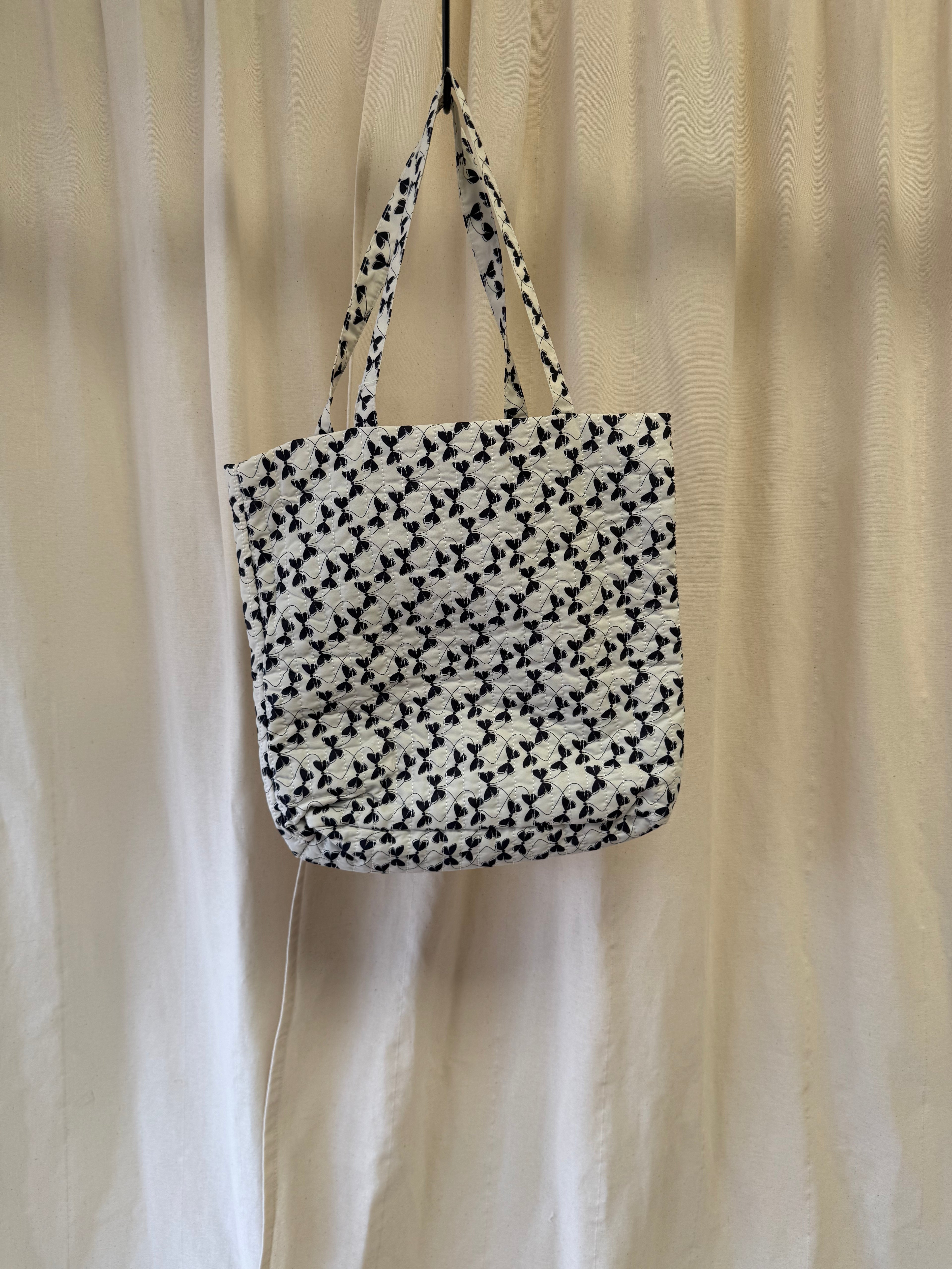 Butterfly Print Shopper Bag