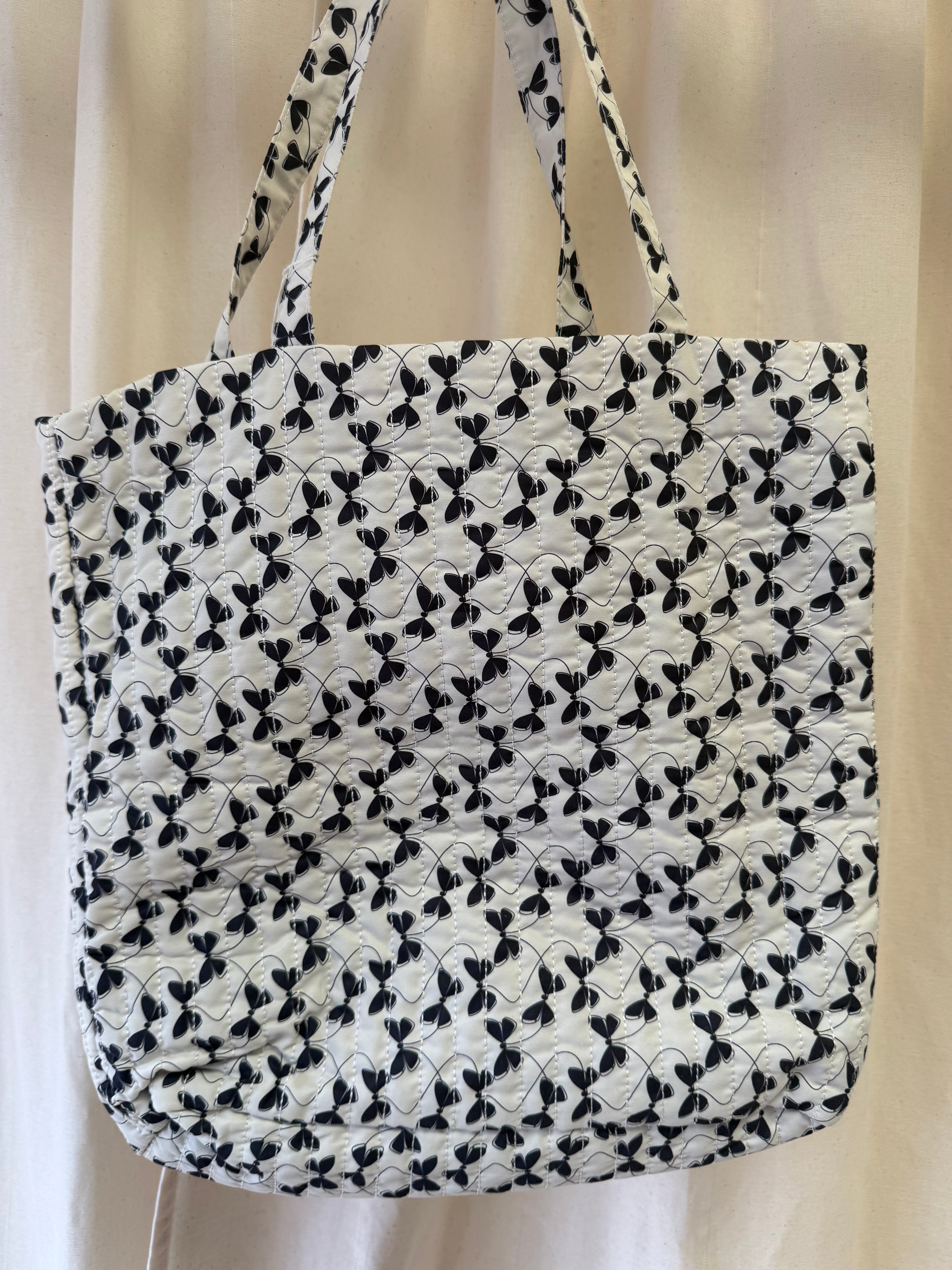Butterfly Print Shopper Bag