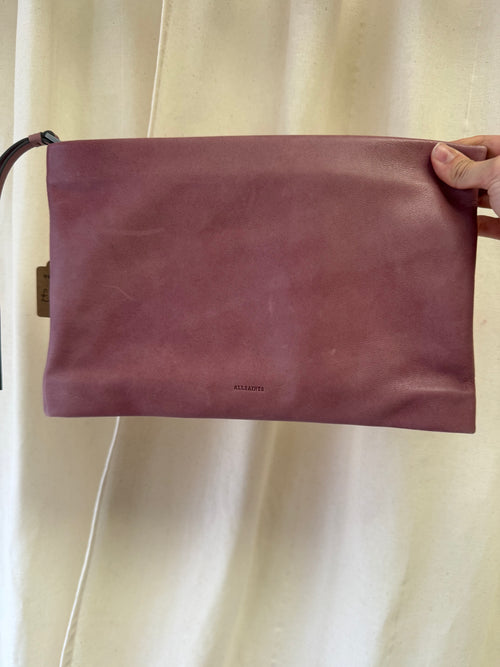 All Saints Bettina Leather Clutch