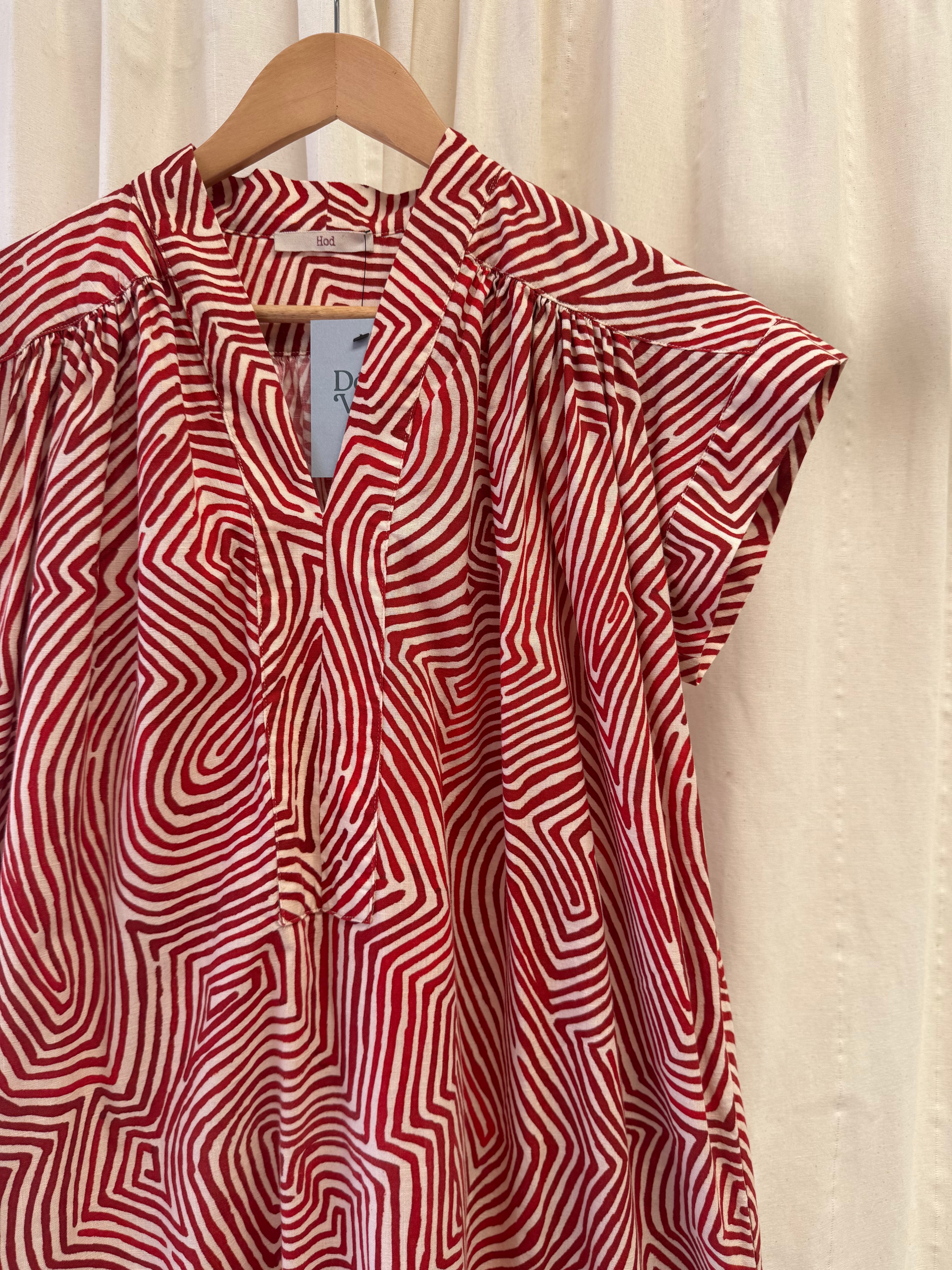 Hod-Paris Izia Dress in Wallaby Sangria