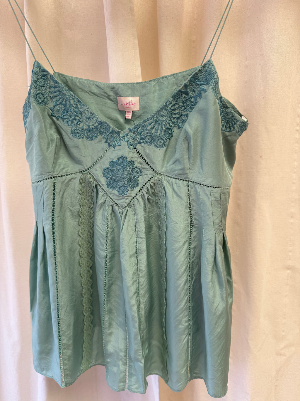Whistles Sage Green Camisole
