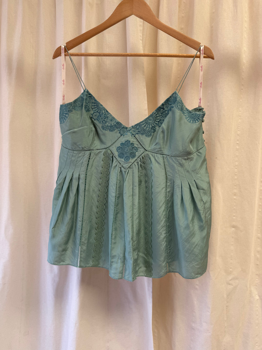 Whistles Sage Green Camisole