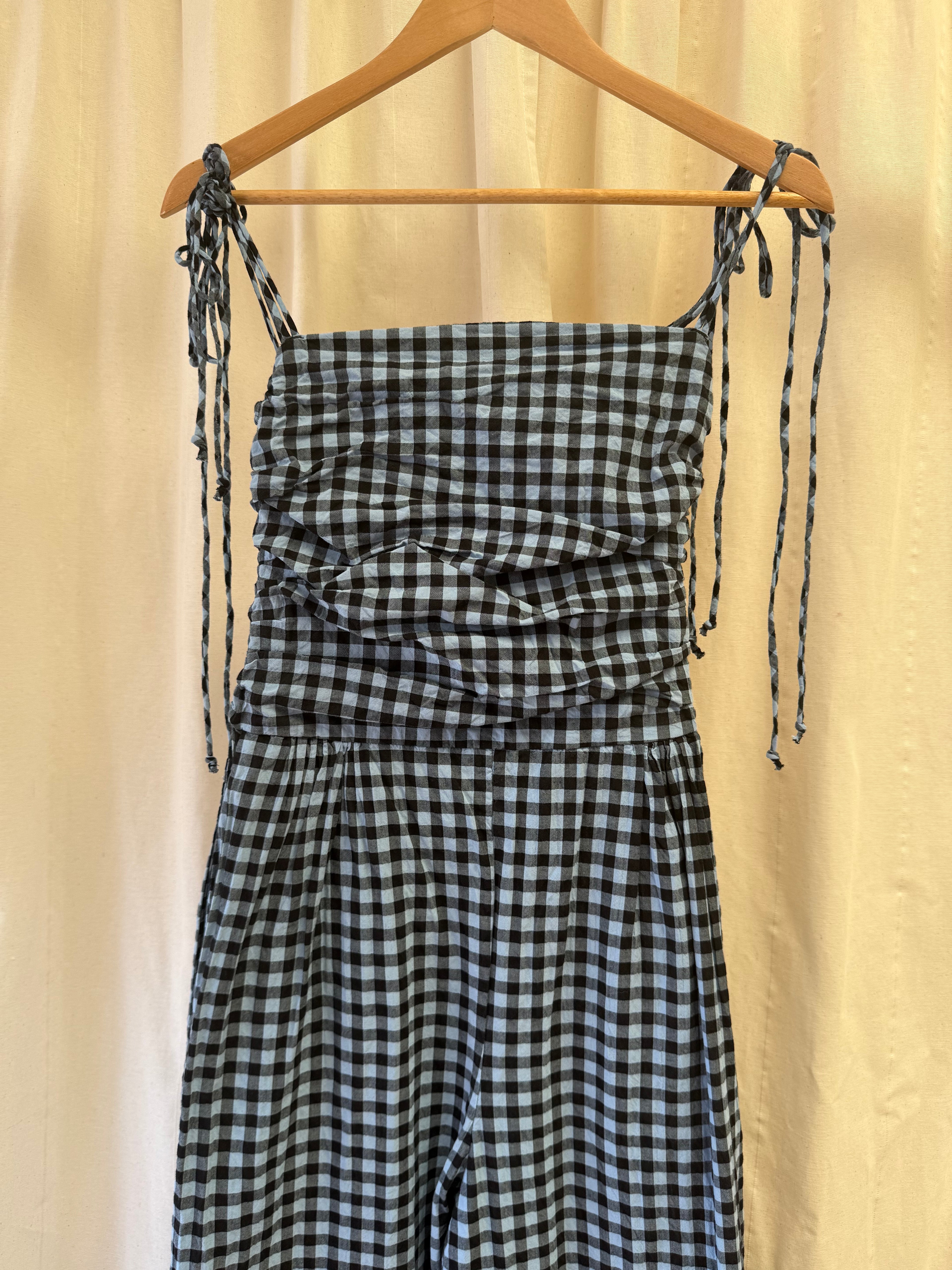 Bimba Y Lola Gingham Jumpsuit