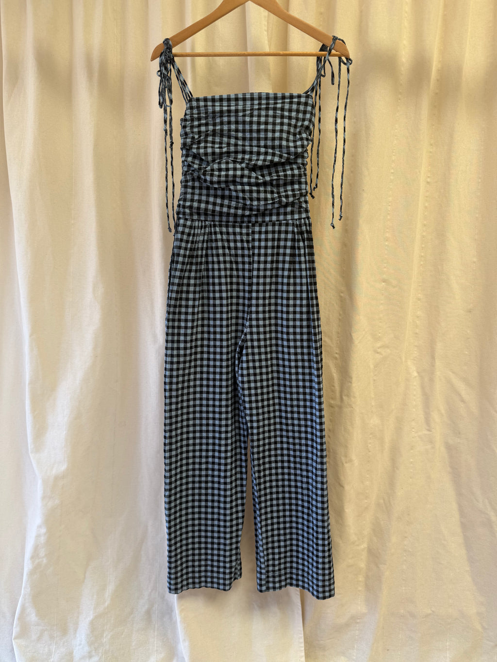 Bimba Y Lola Gingham Jumpsuit