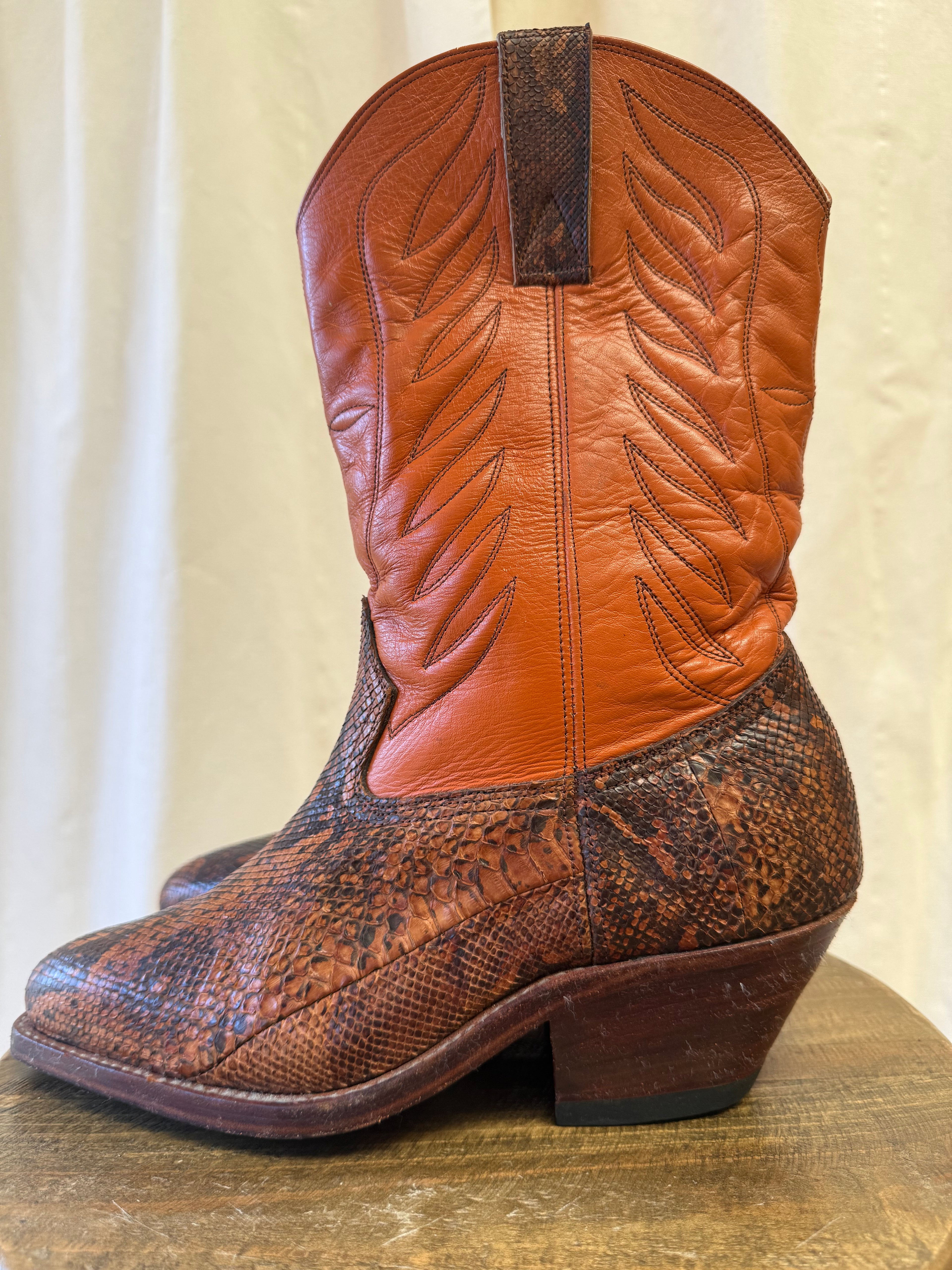 Panco Pioneer Western Boots in Tan