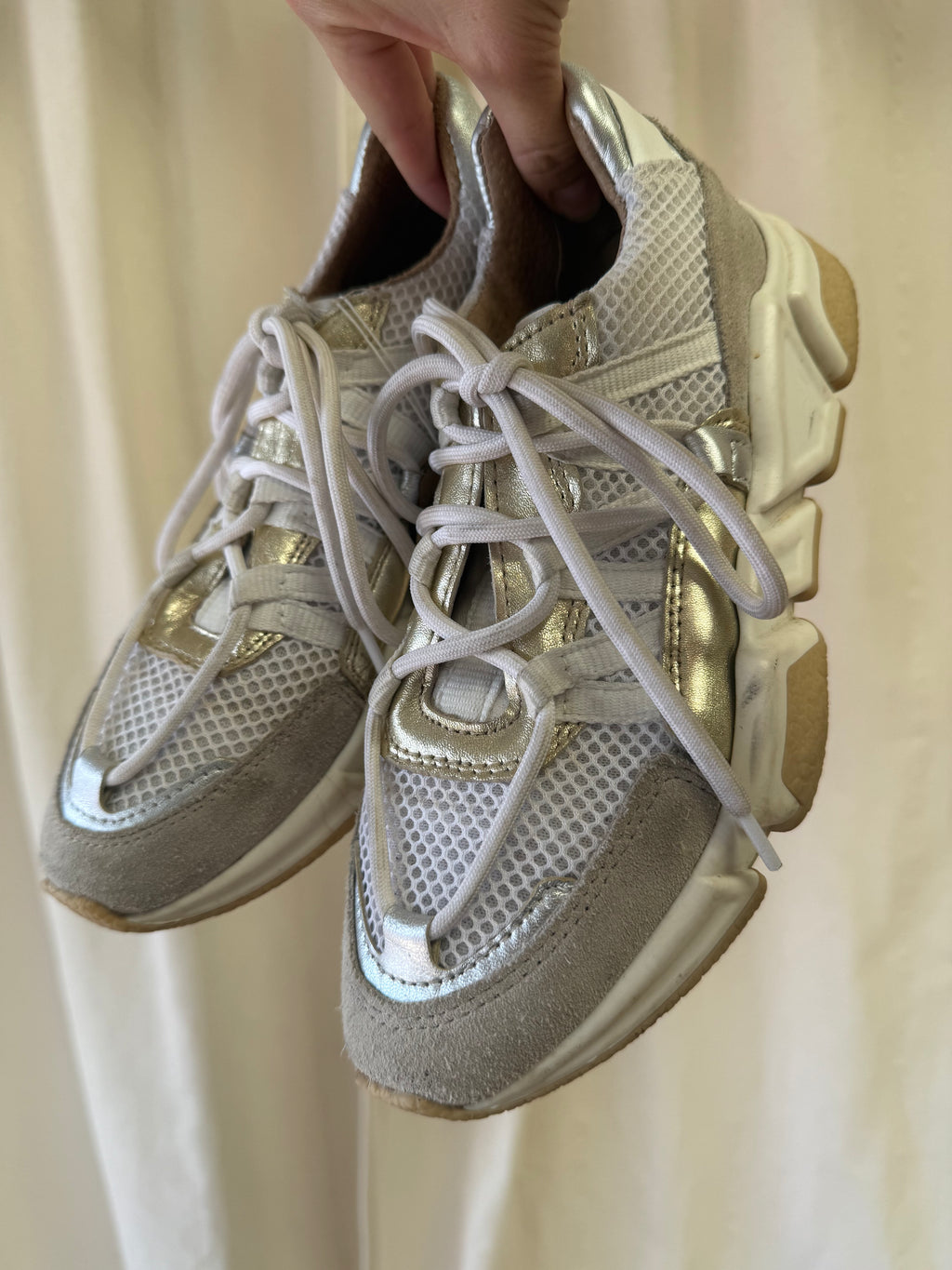 DWRS Label Los Angeles Metallic Trainers