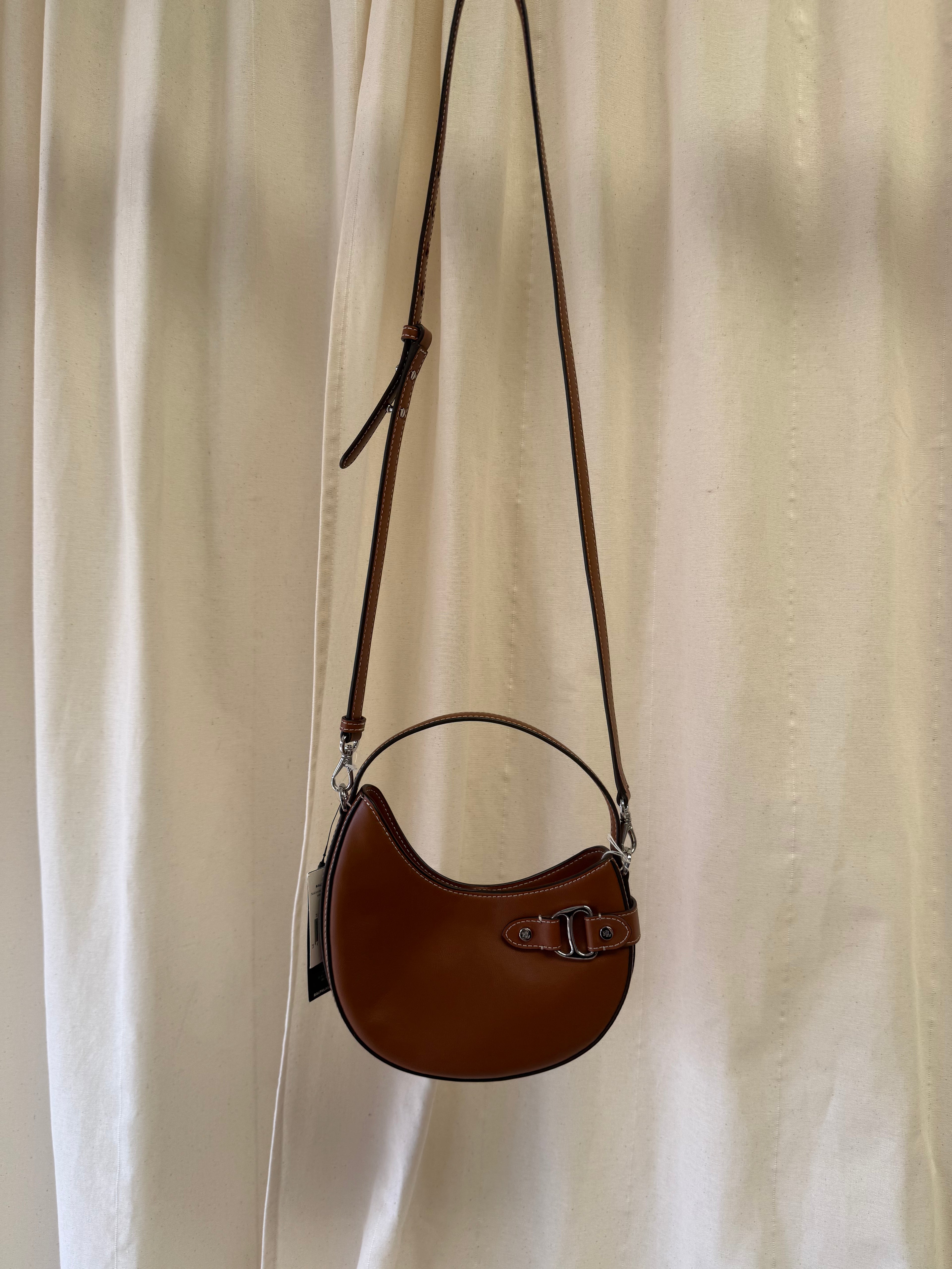 Lauren Ralph Lauren Small Tasha Leather Crossbody Bag