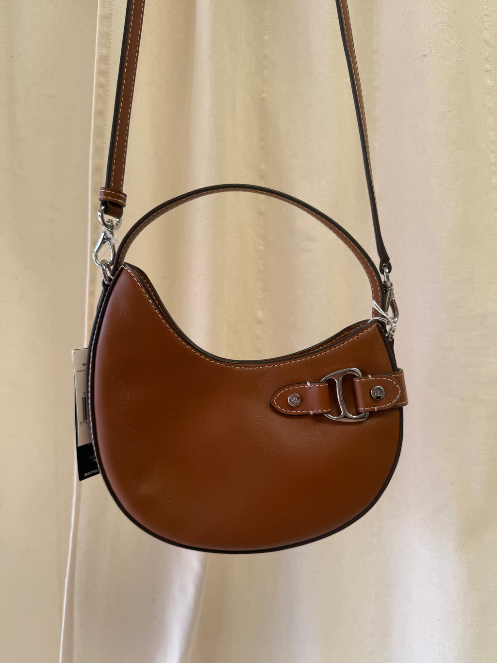 Lauren Ralph Lauren Small Tasha Leather Crossbody Bag