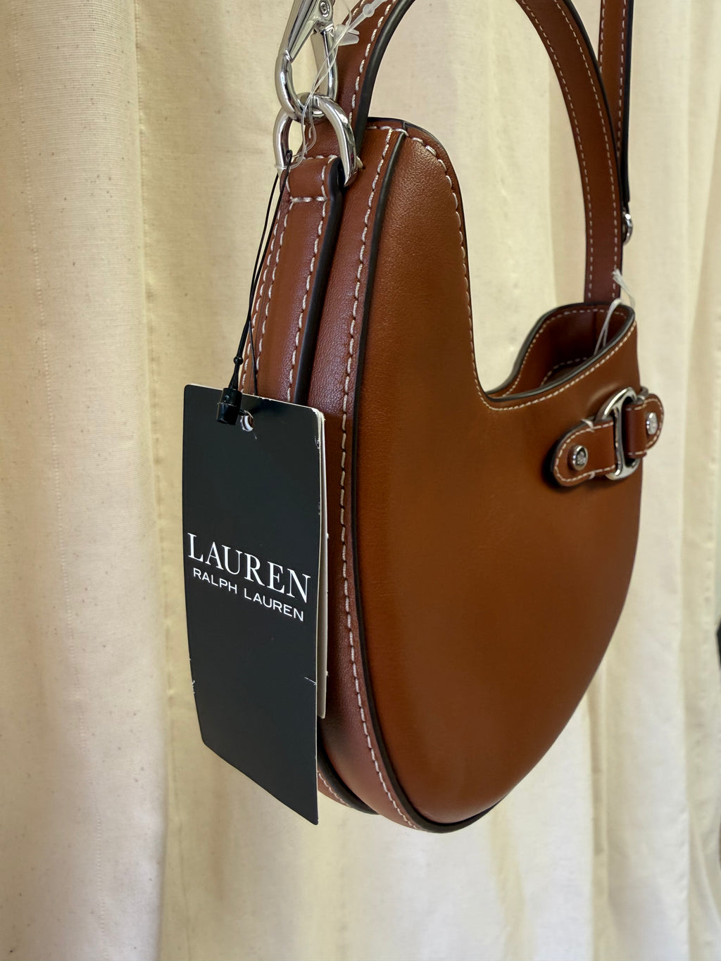 Lauren Ralph Lauren Small Tasha Leather Crossbody Bag
