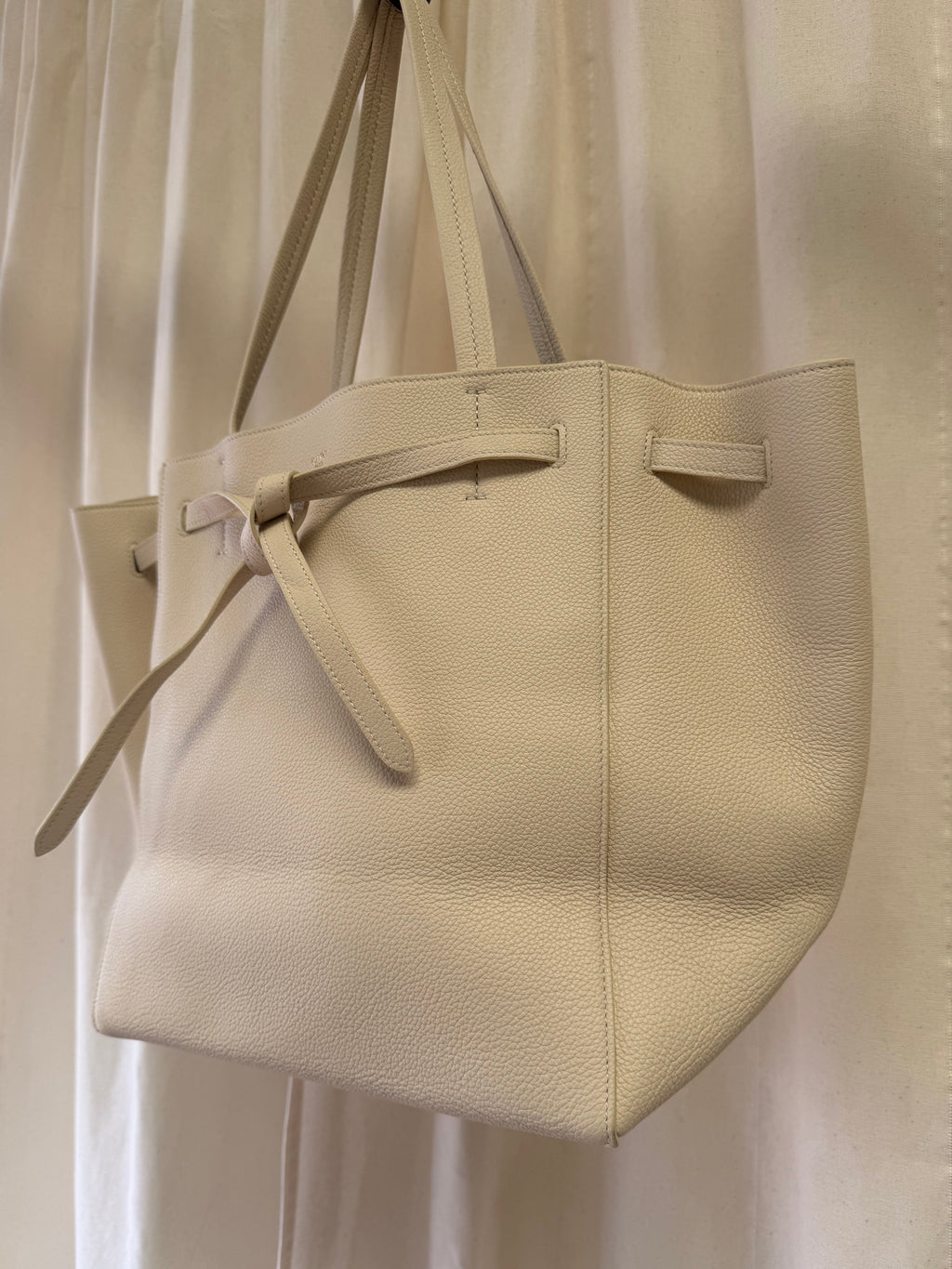 Celine Cabas Phantom Tote in Cream