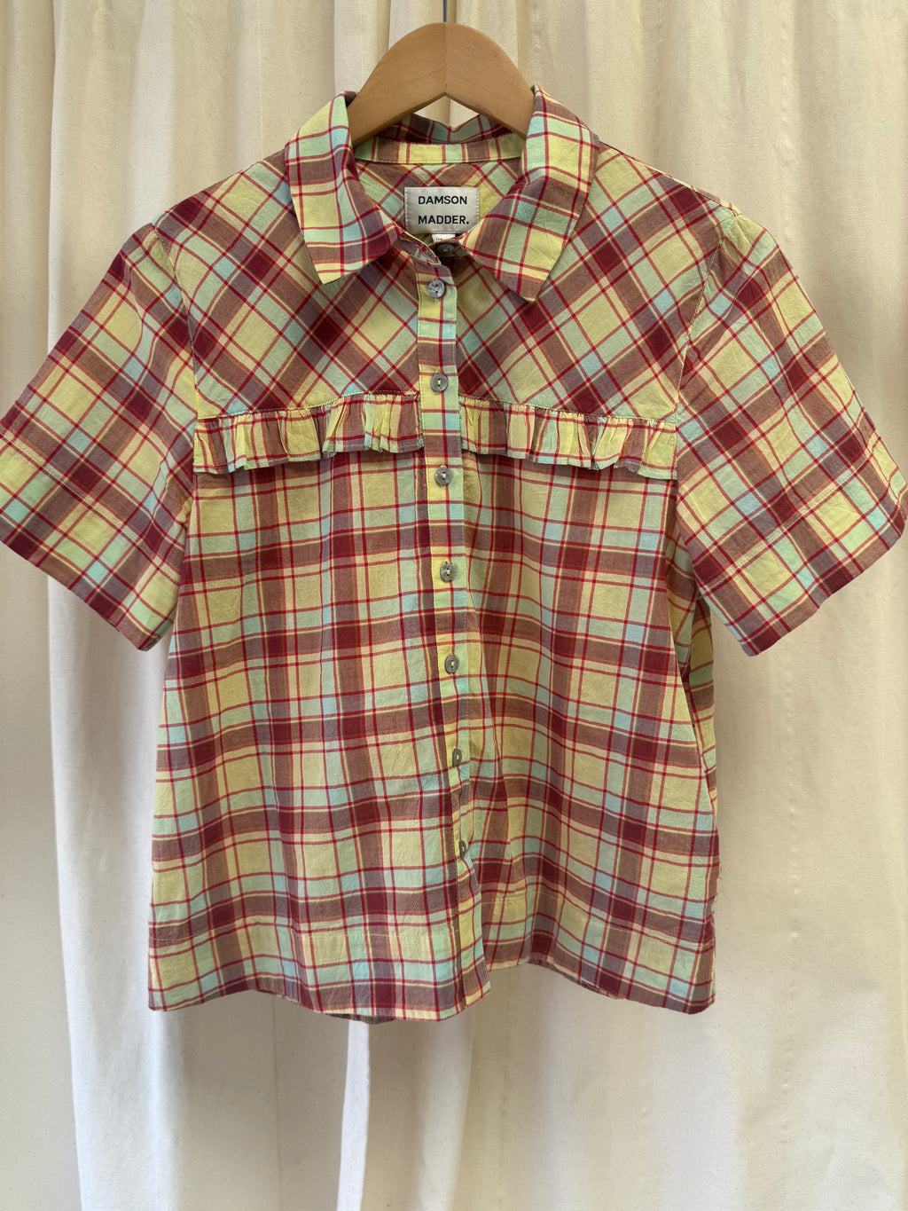 Damson Madder Tomboy Celery Check