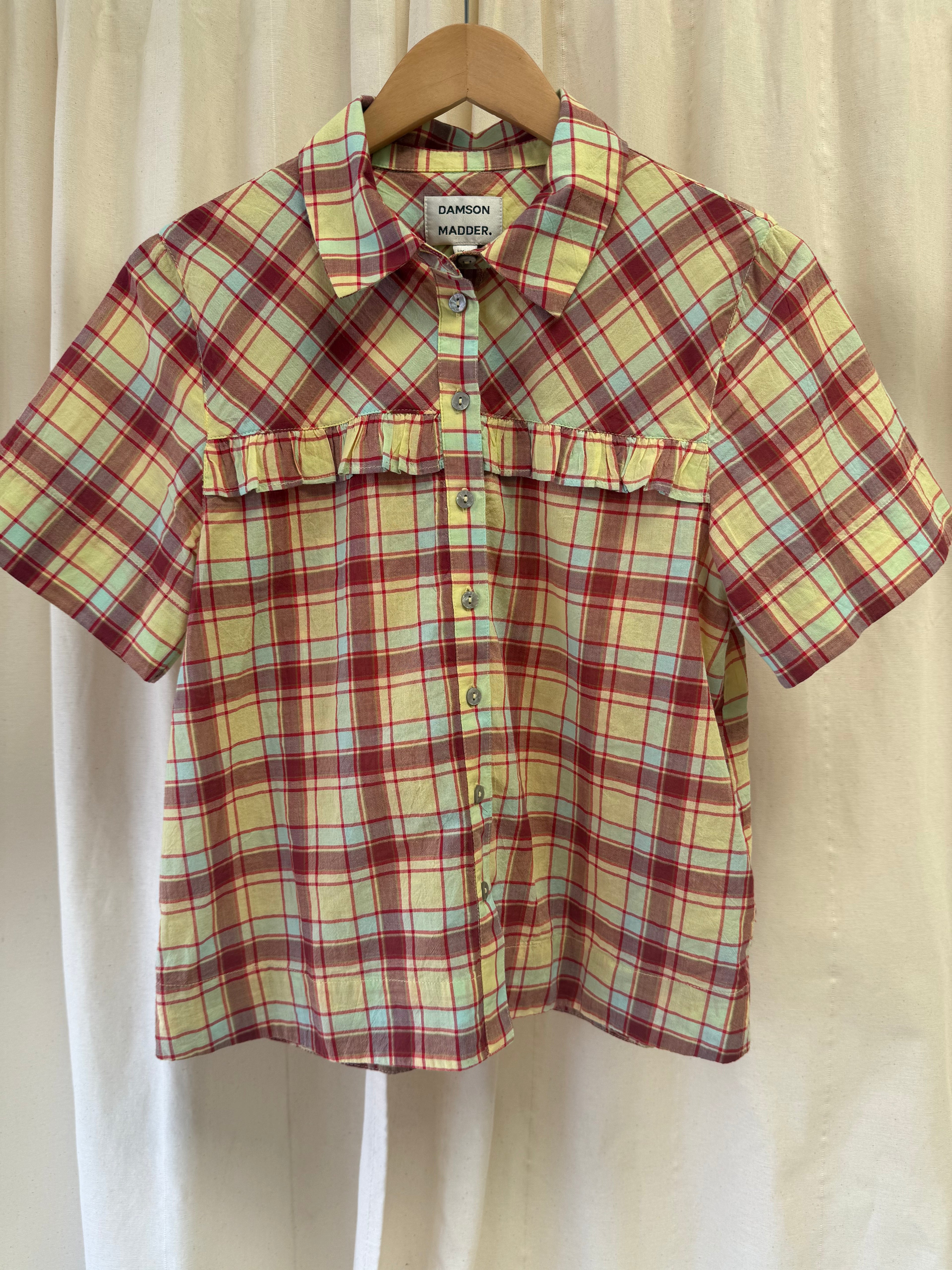 Damson Madder Tomboy Celery Check