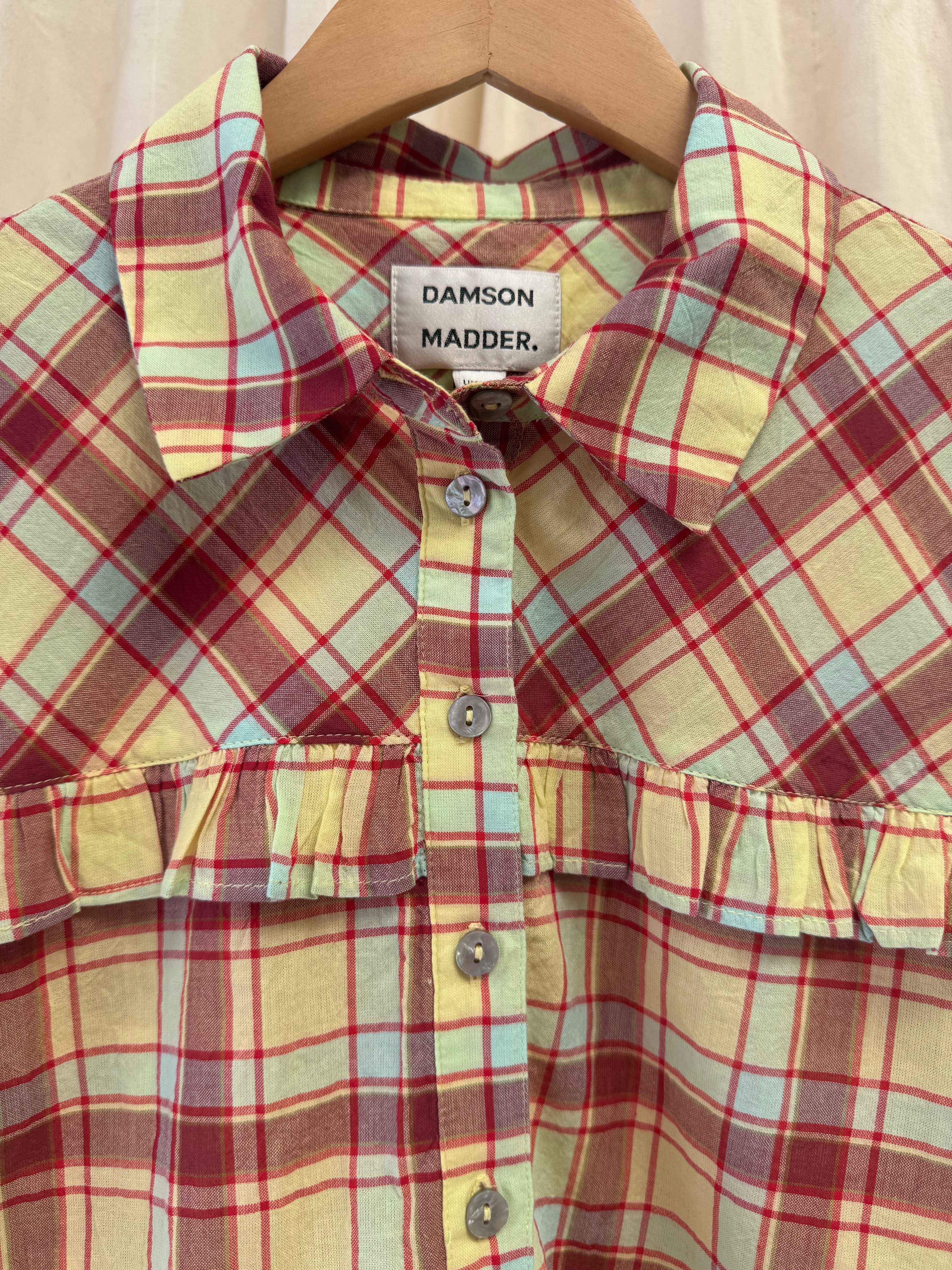 Damson Madder Tomboy Celery Check