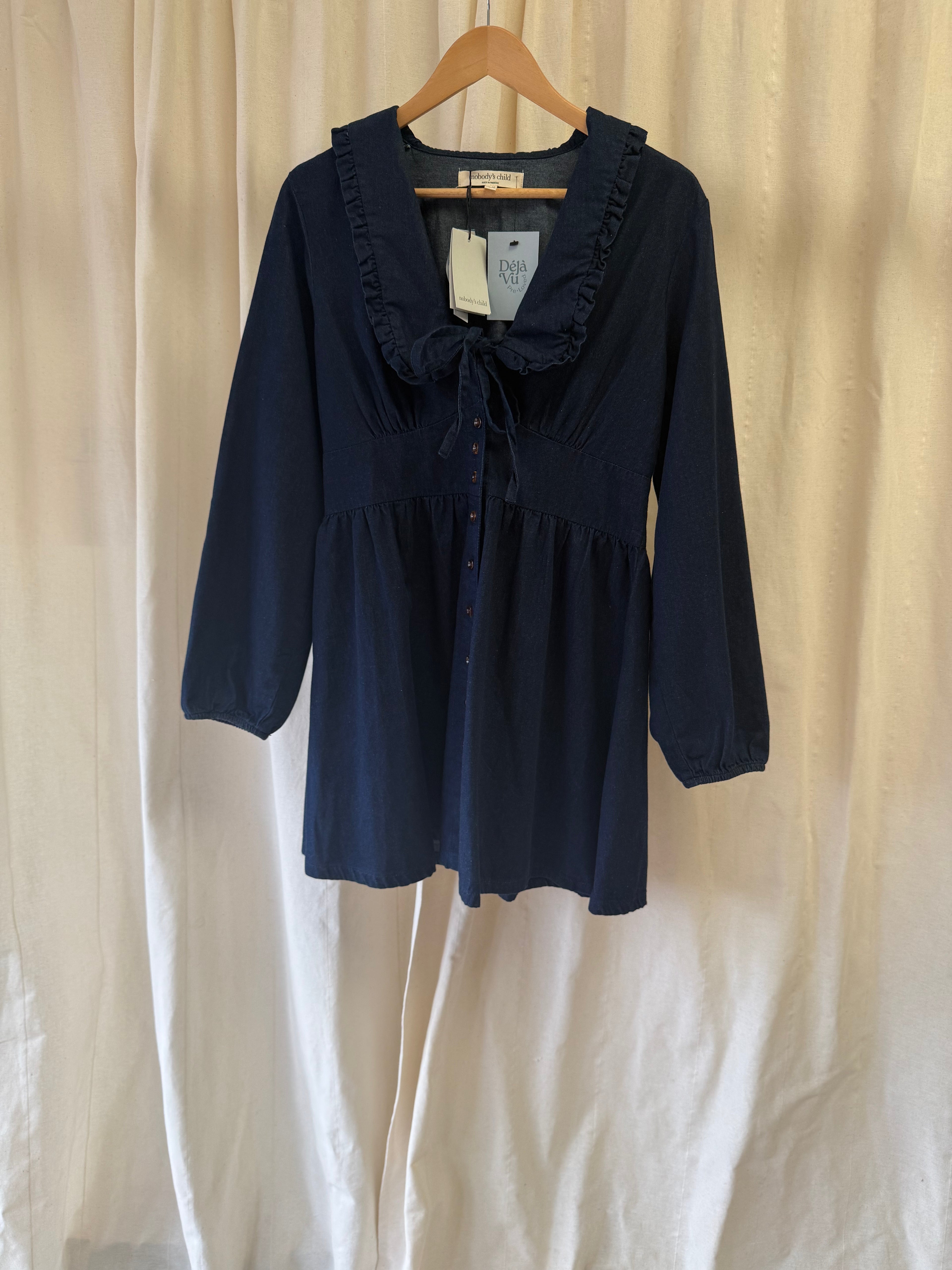 Nobody's Child Ottilie Denim Mini Dress