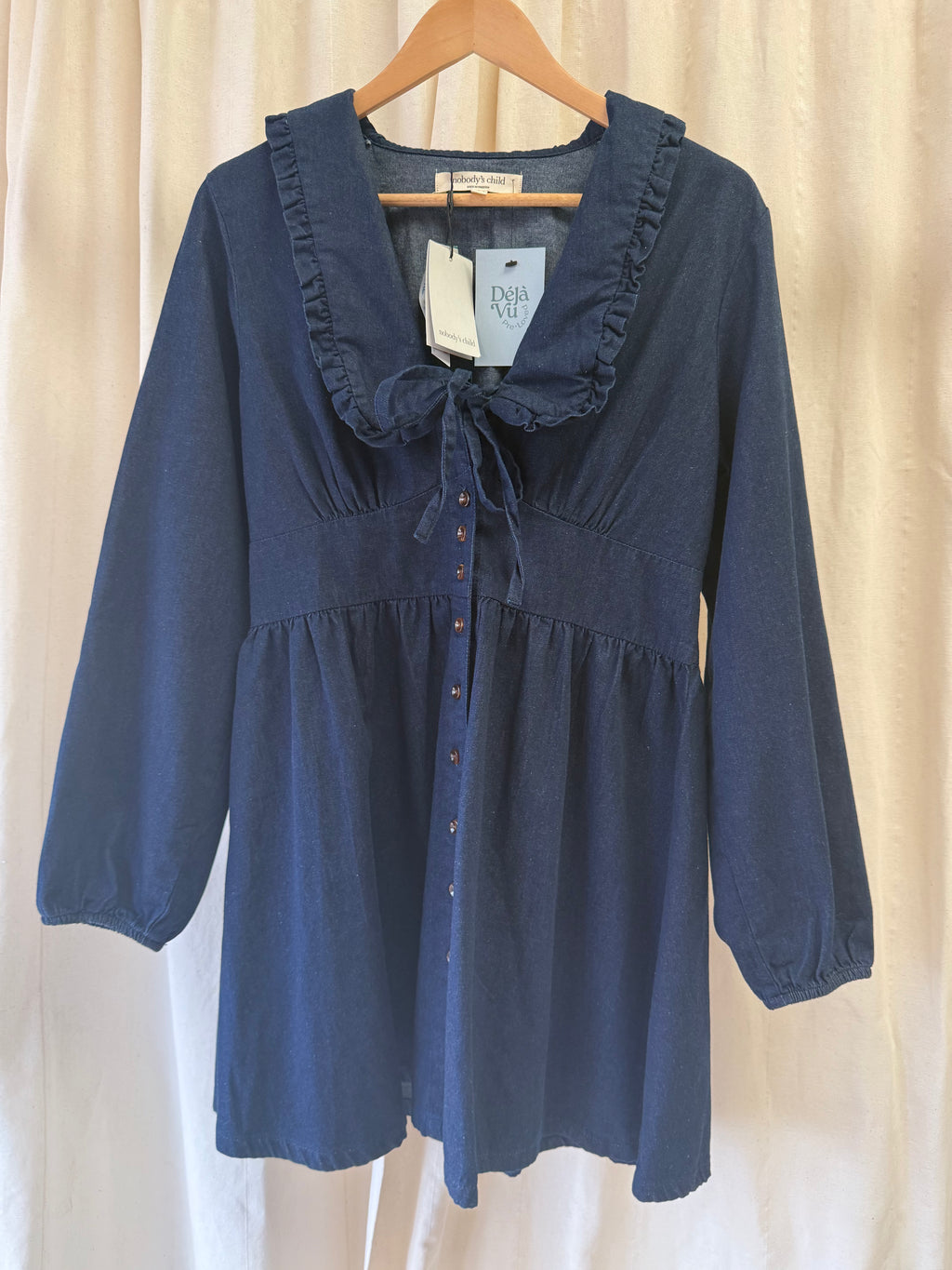 Nobody's Child Ottilie Denim Mini Dress