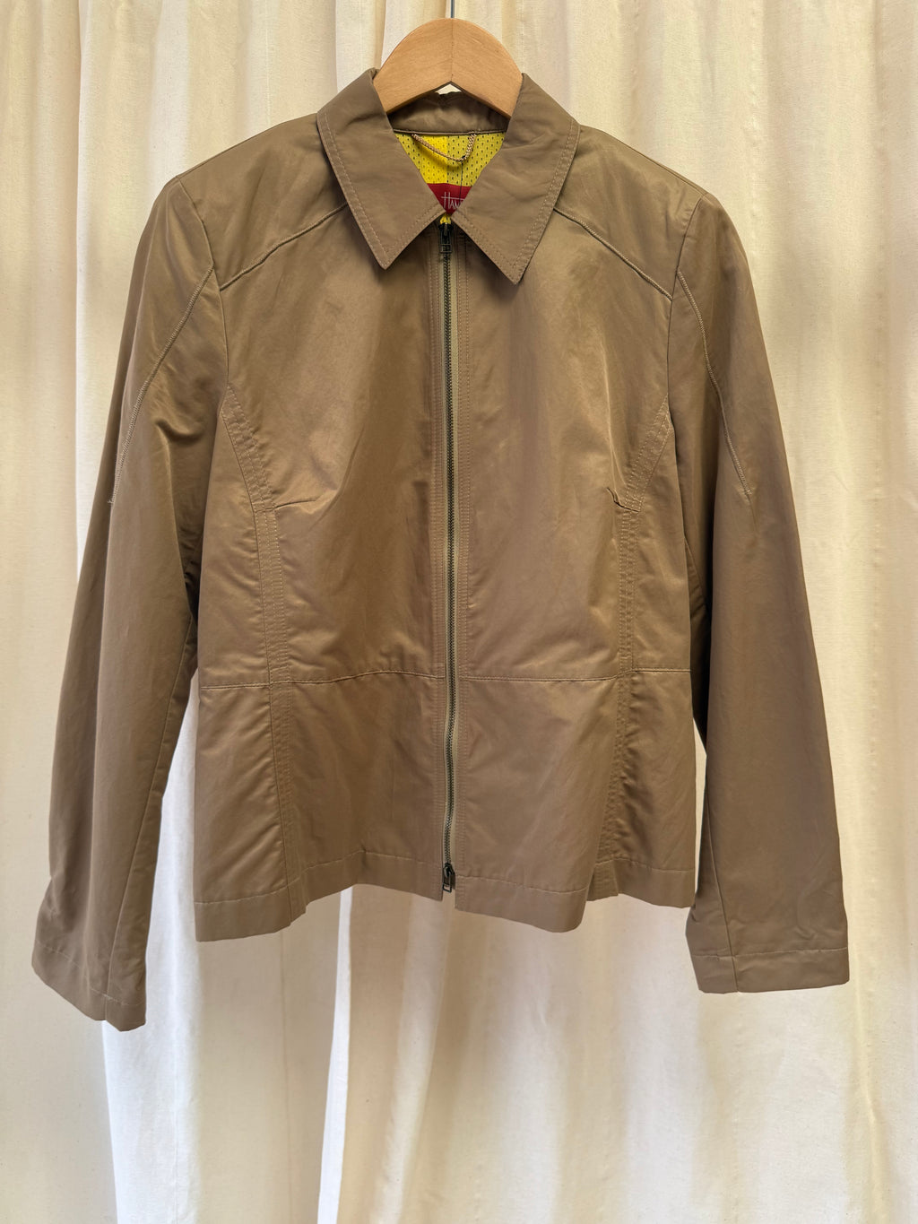 Hammer Zip up Jacket in Brown