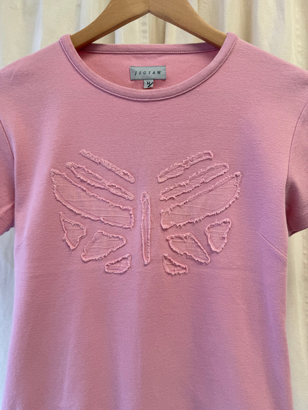 Jigsaw T Shirt in Pink, Size M
