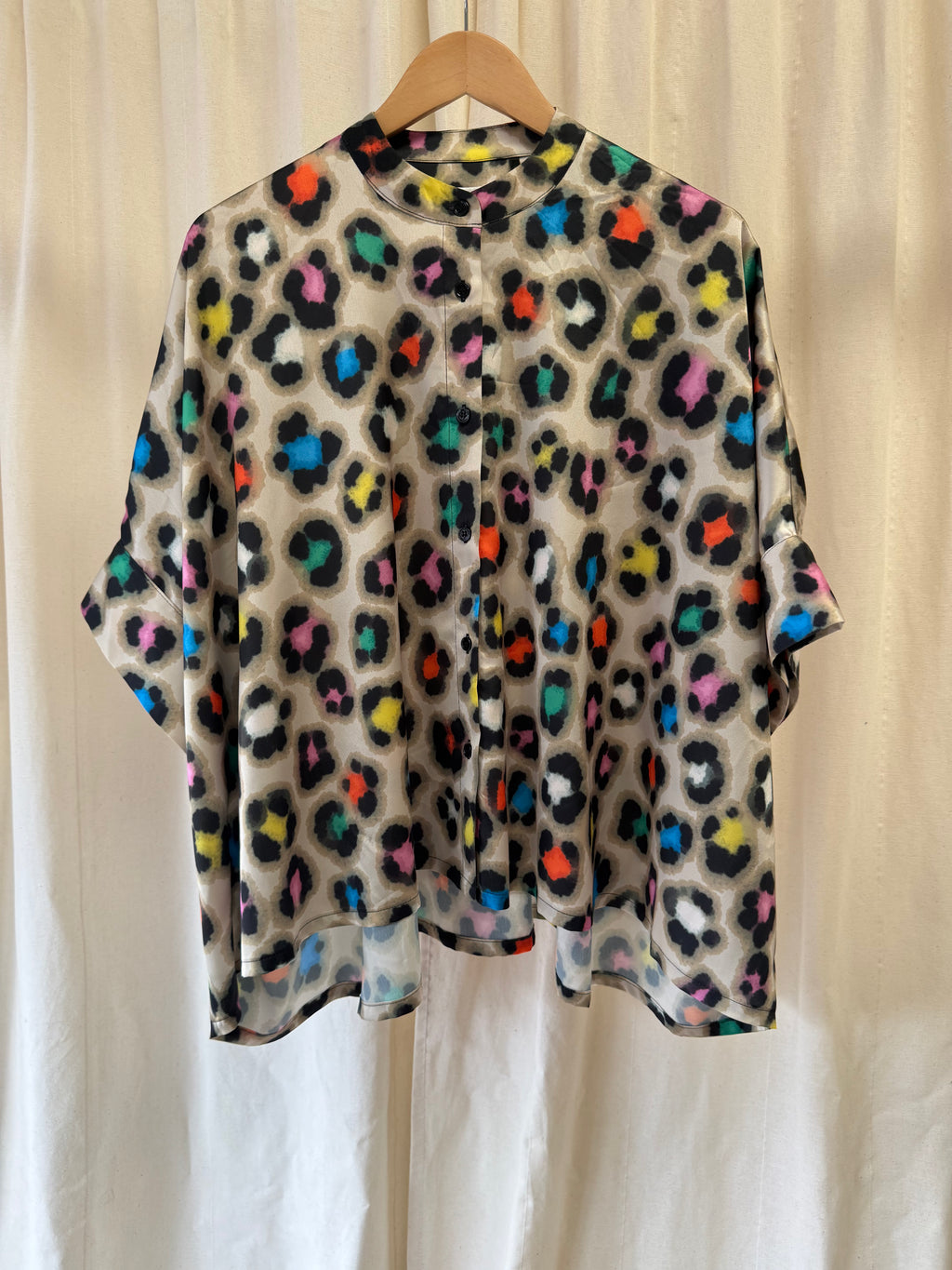 Essential Antwerp Daxi Blouse and Wide Leg Trousers in Leopard Print, Size S
