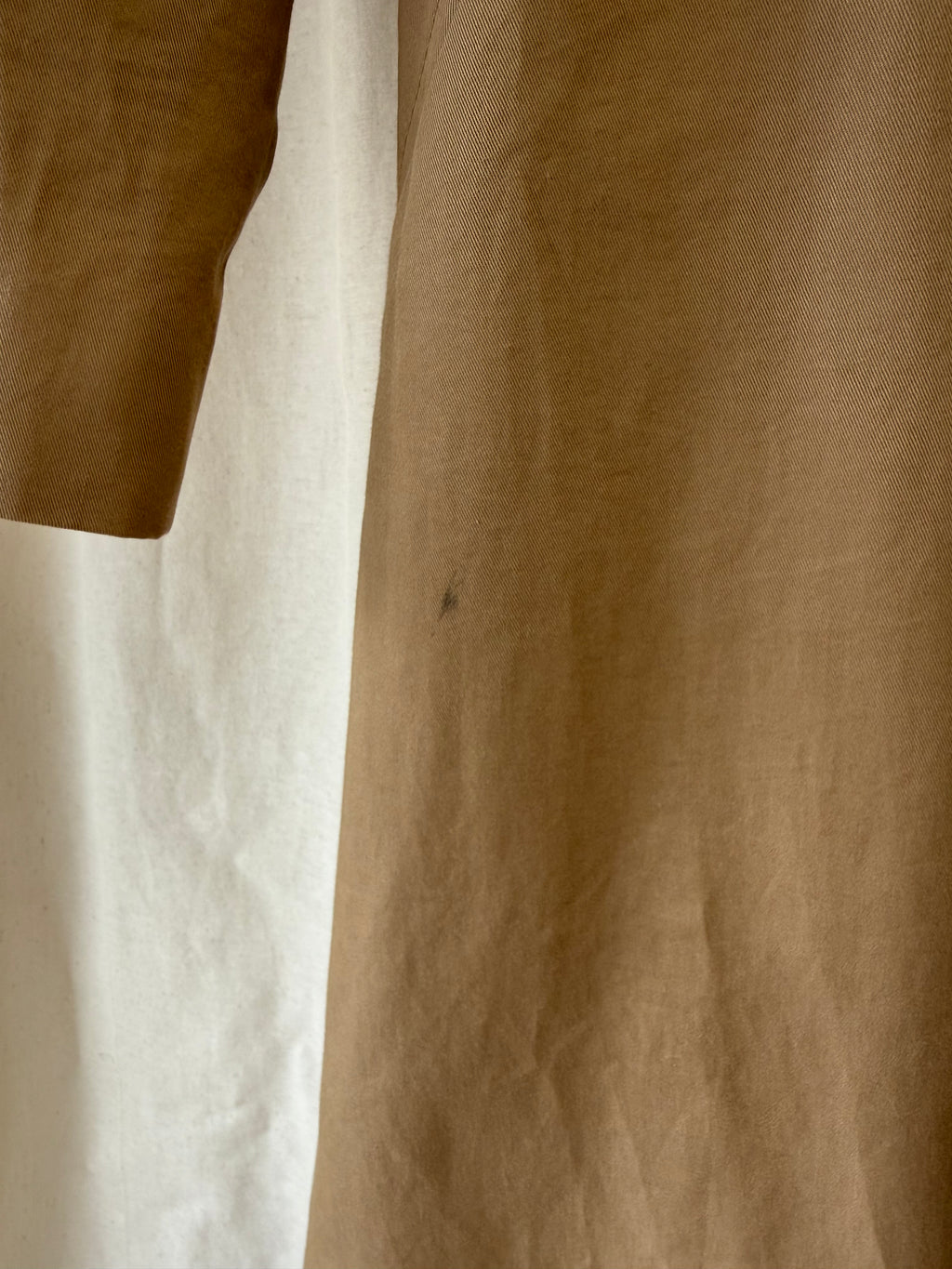 Everlane Double Breasted Trench Coat in Beige, Size M