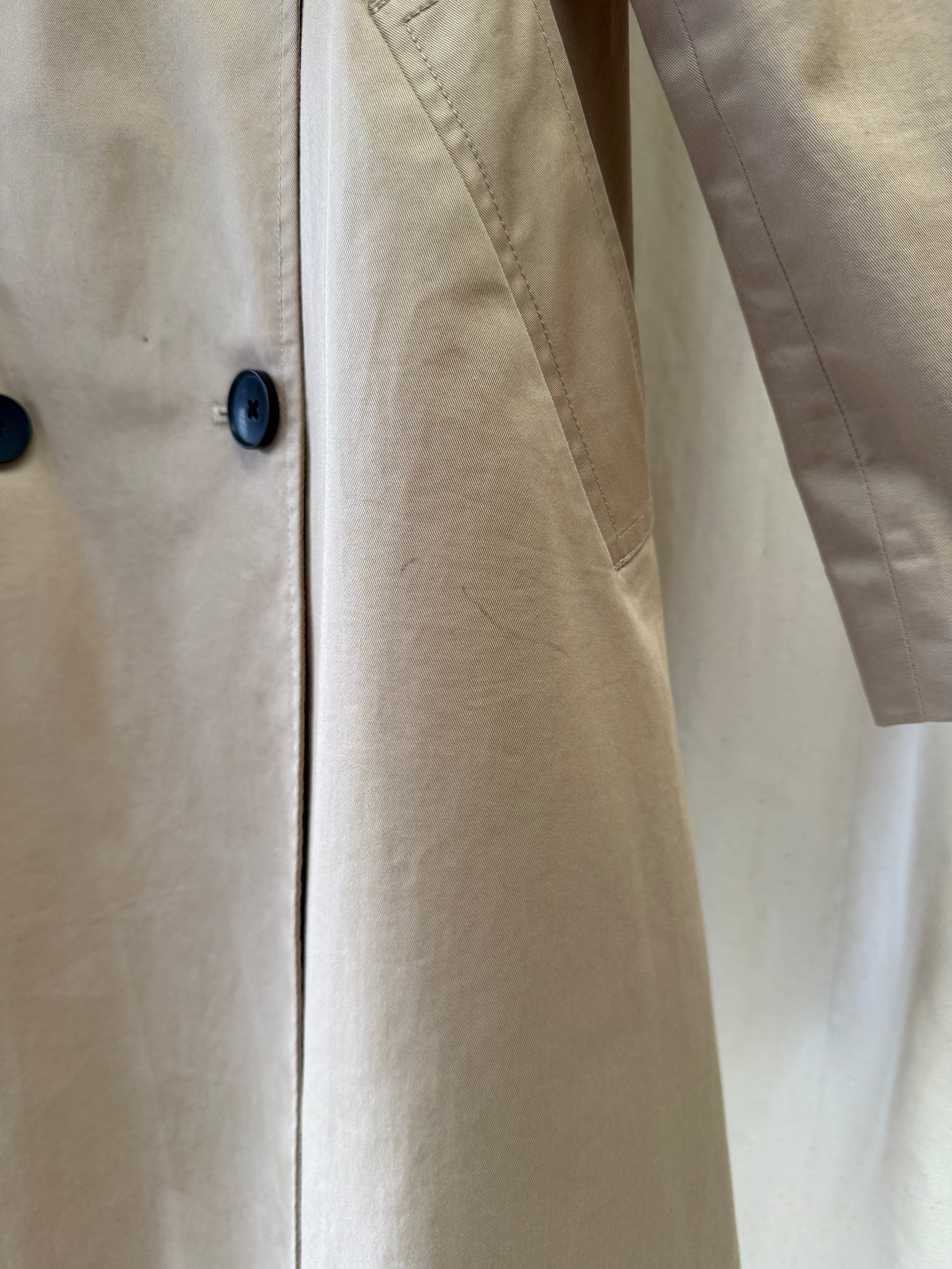 Everlane Double Breasted Trench Coat in Beige, Size M