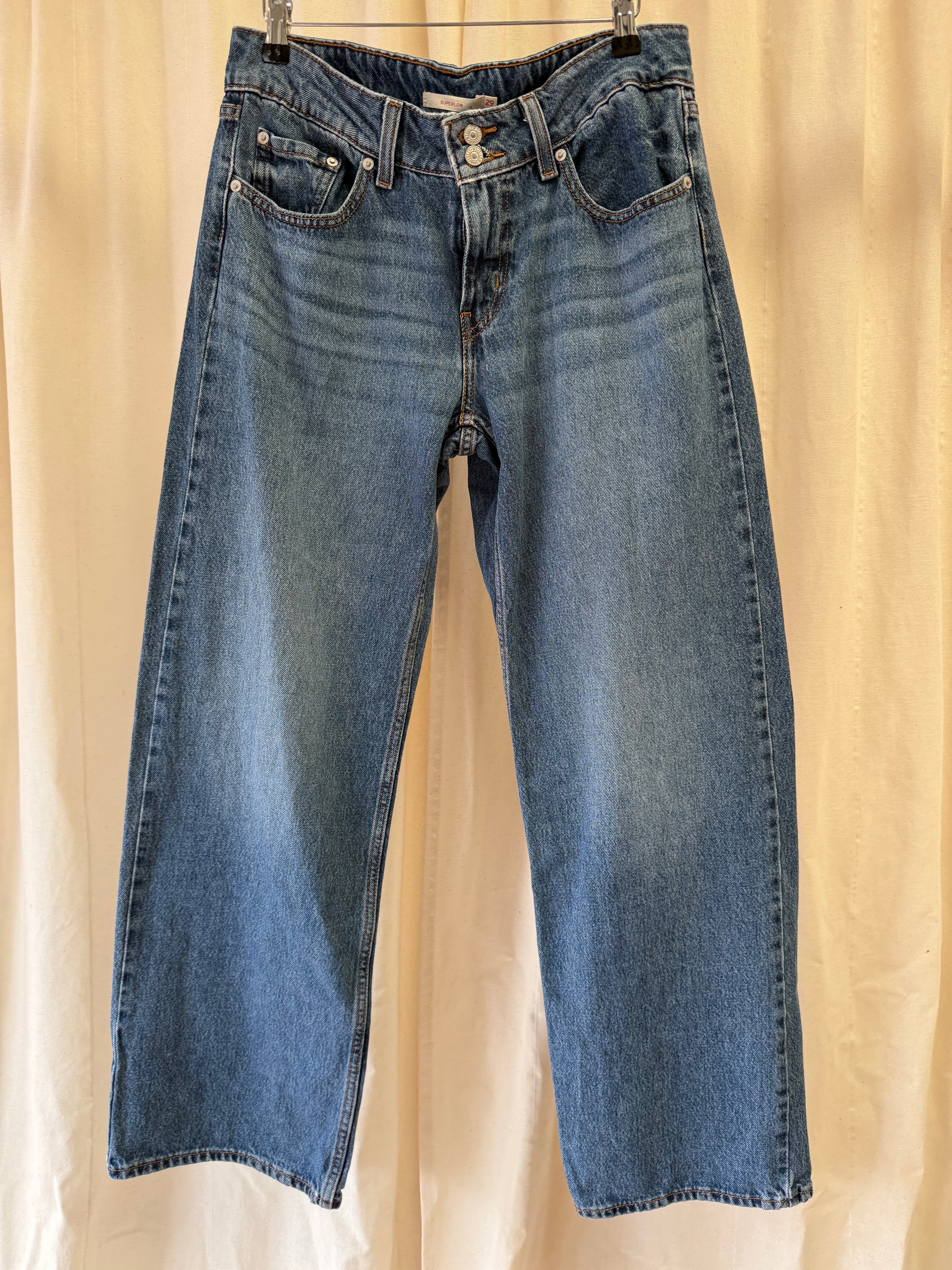 Levi's Superflow Loose Jeans in Blue, Size M
