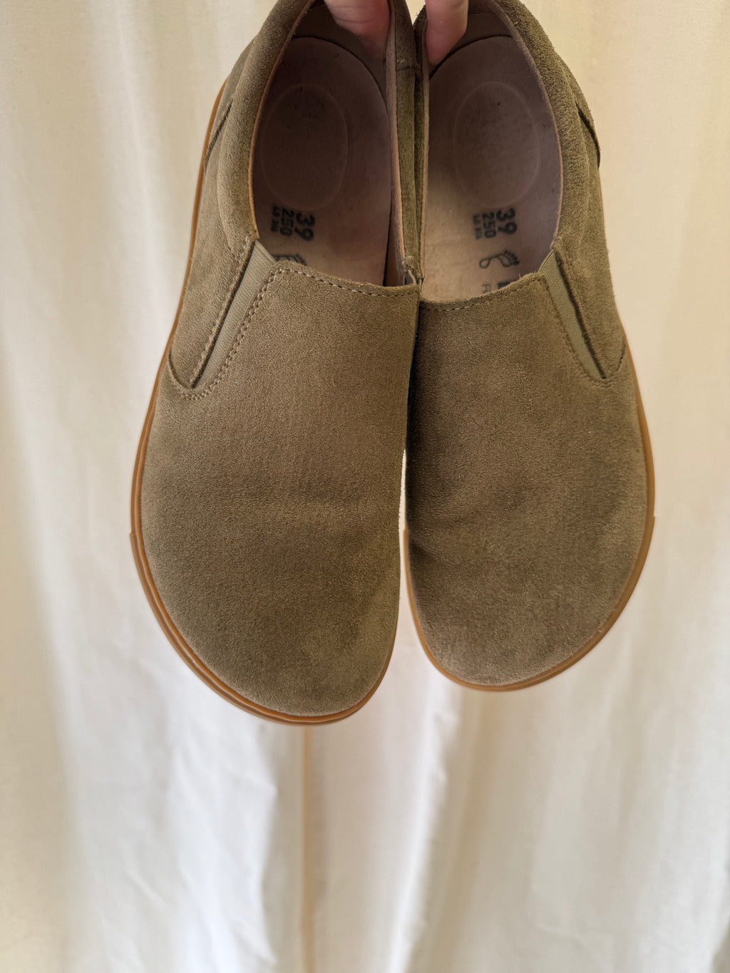 Birkenstock Oswego Suede Slip-On Sneakers, Size 6