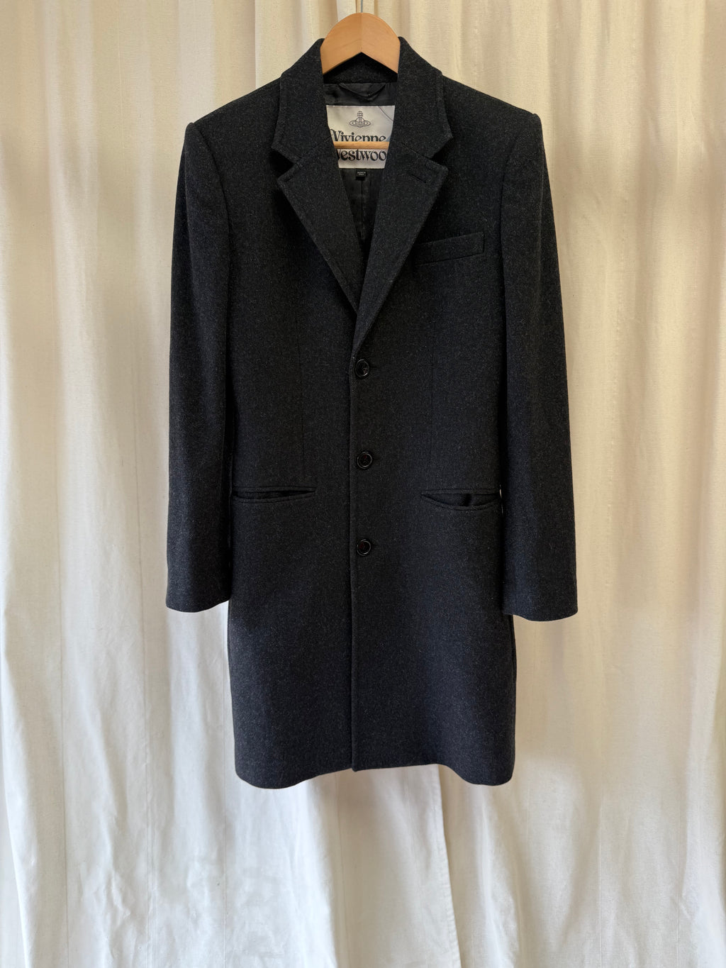 Vivienne Westwood Double Breasted Wool Coat, Size M