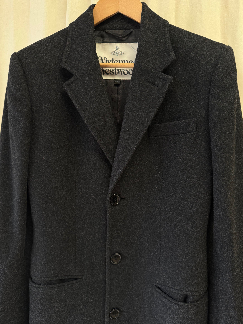 Vivienne Westwood Double Breasted Wool Coat, Size M