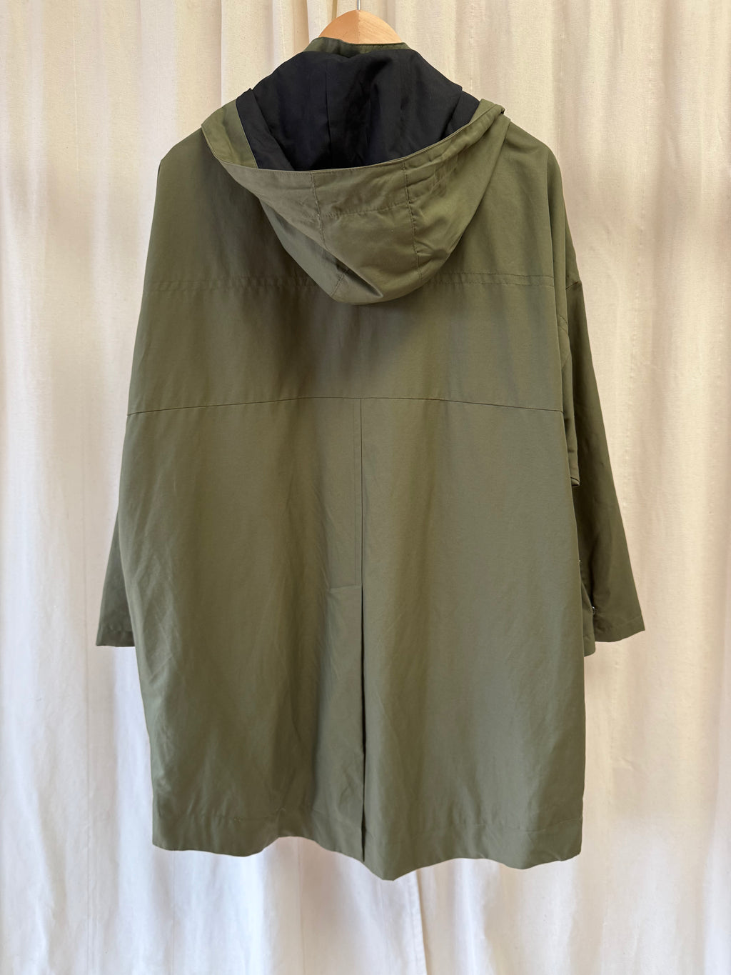 John Lewis Hooded Parka in Khaki, Size M