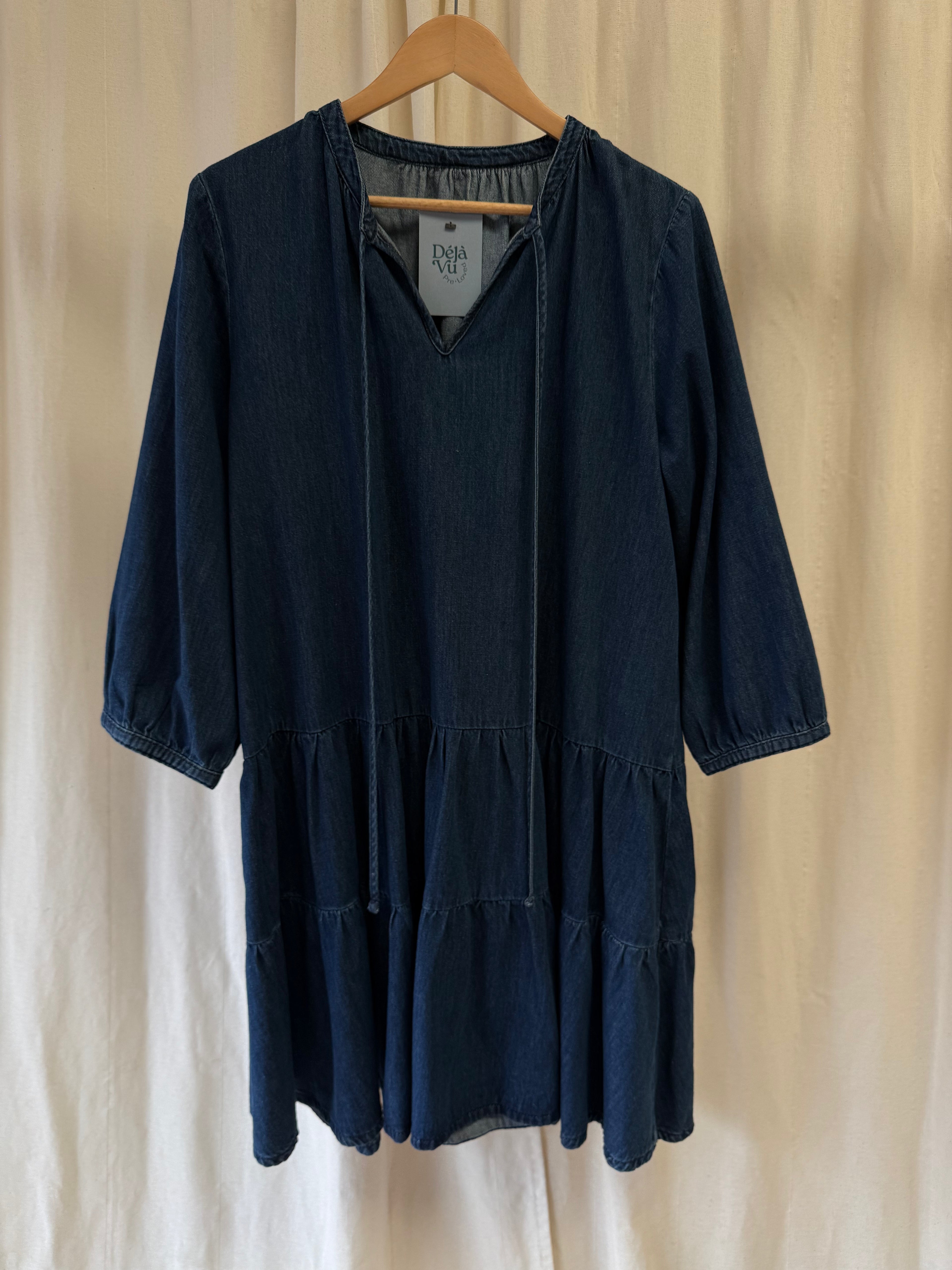 Hush Denim Smock Dress, Size M