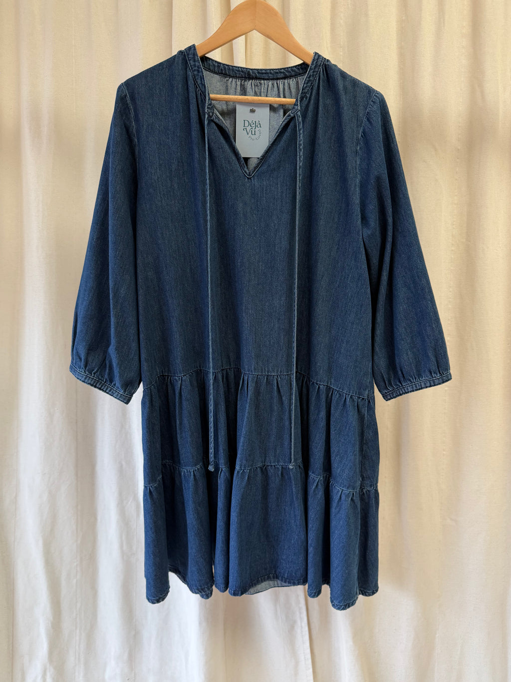 Hush Denim Smock Dress, Size M