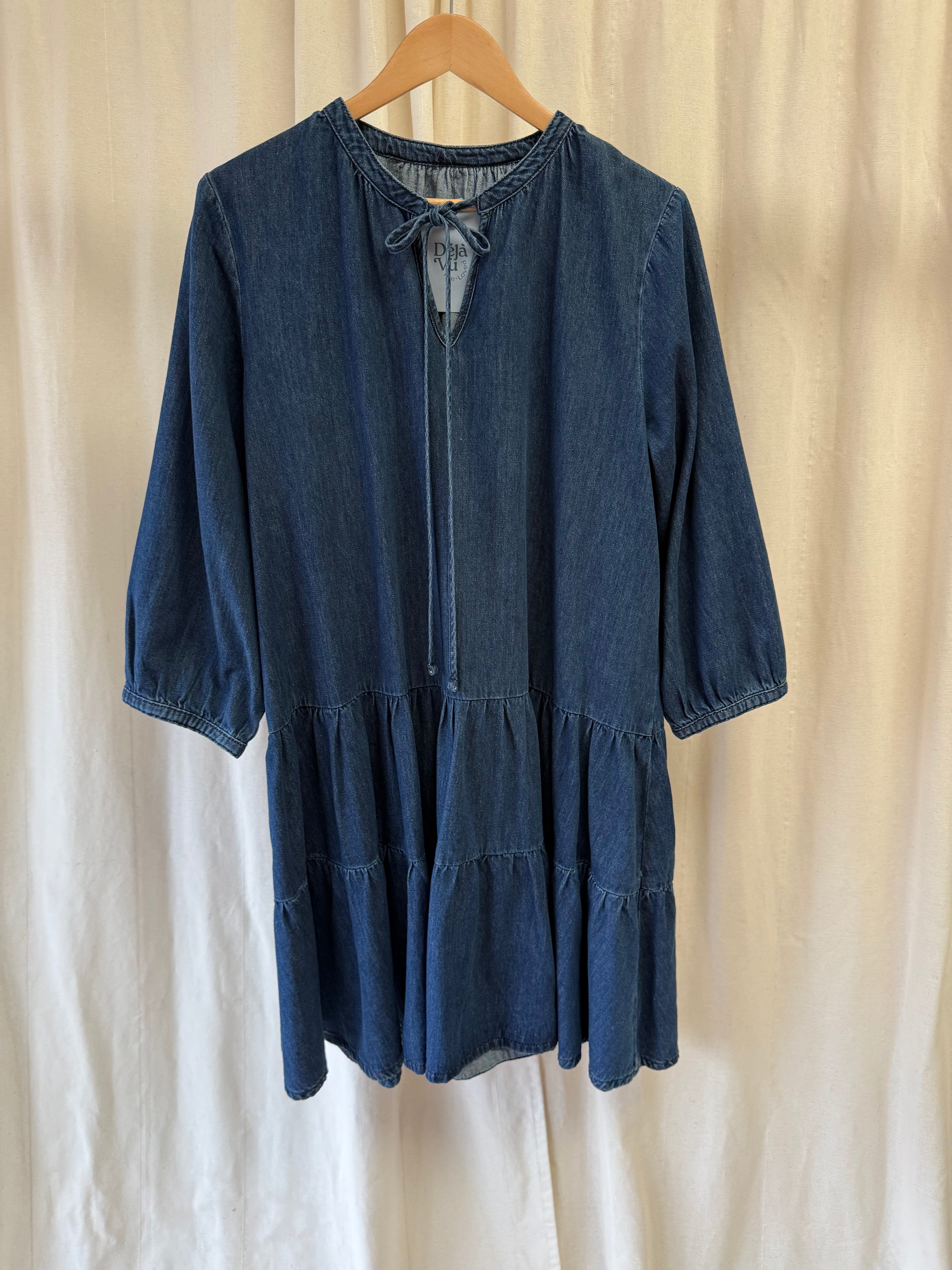 Hush Denim Smock Dress, Size M