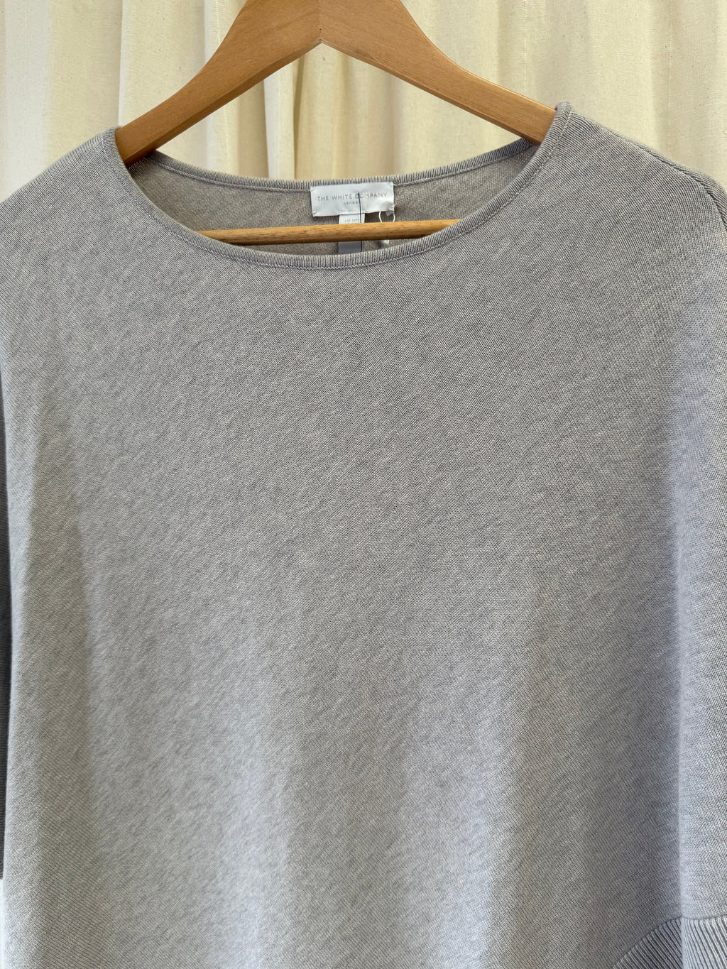The White Company Grey Poncho, Size S/M