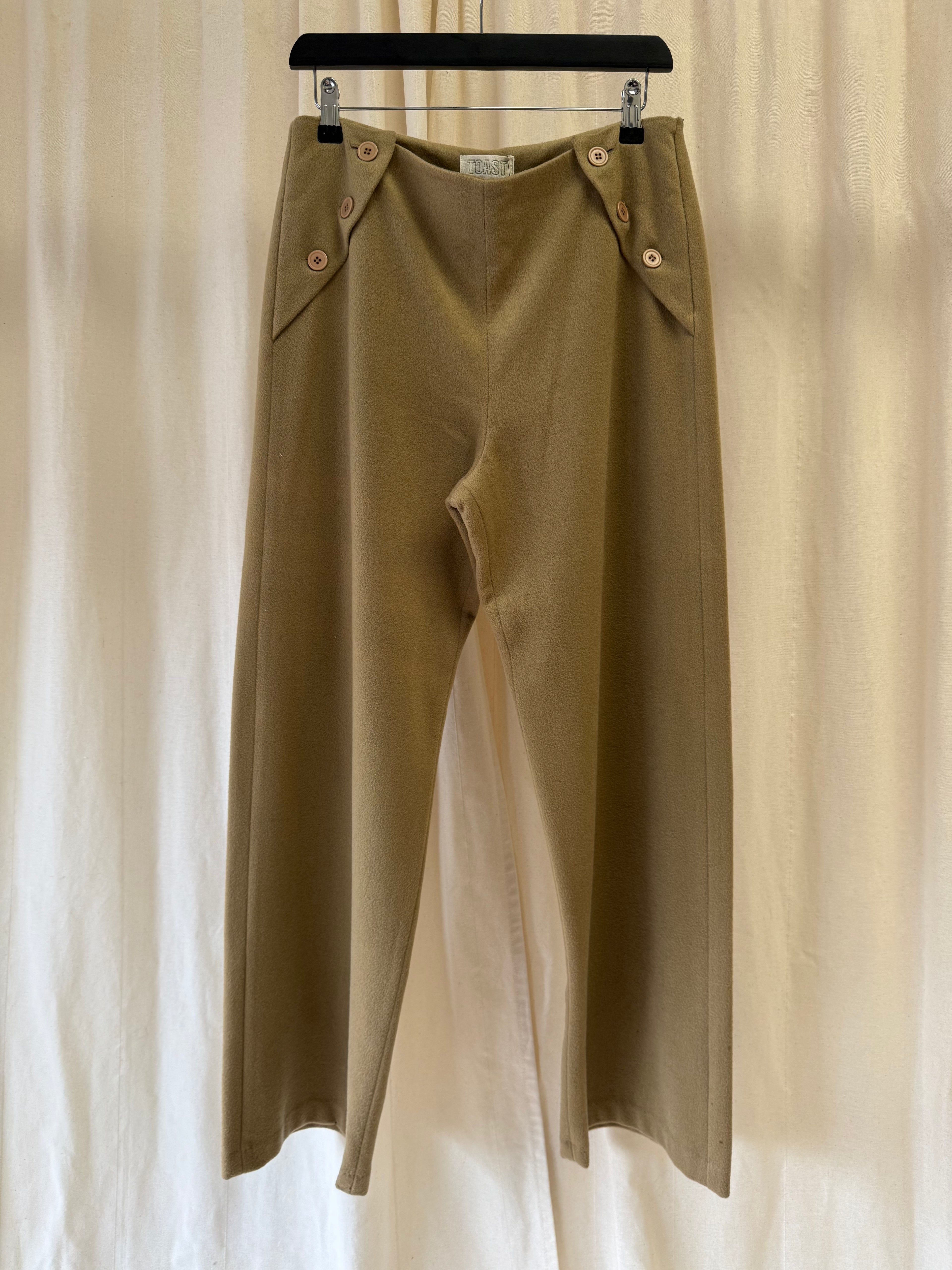 TOAST Straight Leg Wool Trousers, Size M
